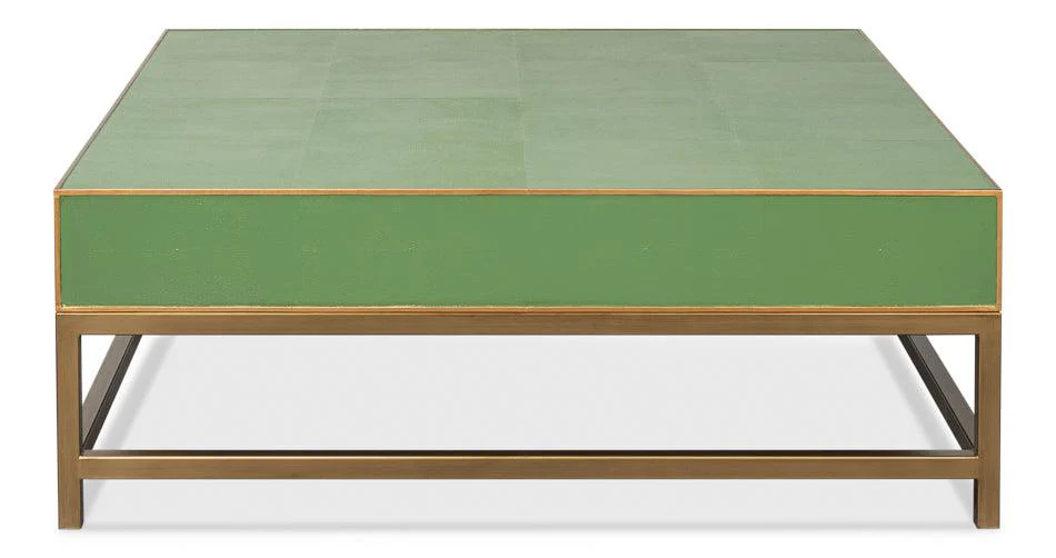 Gideon Shagreen Square Coffee Table - Image 5