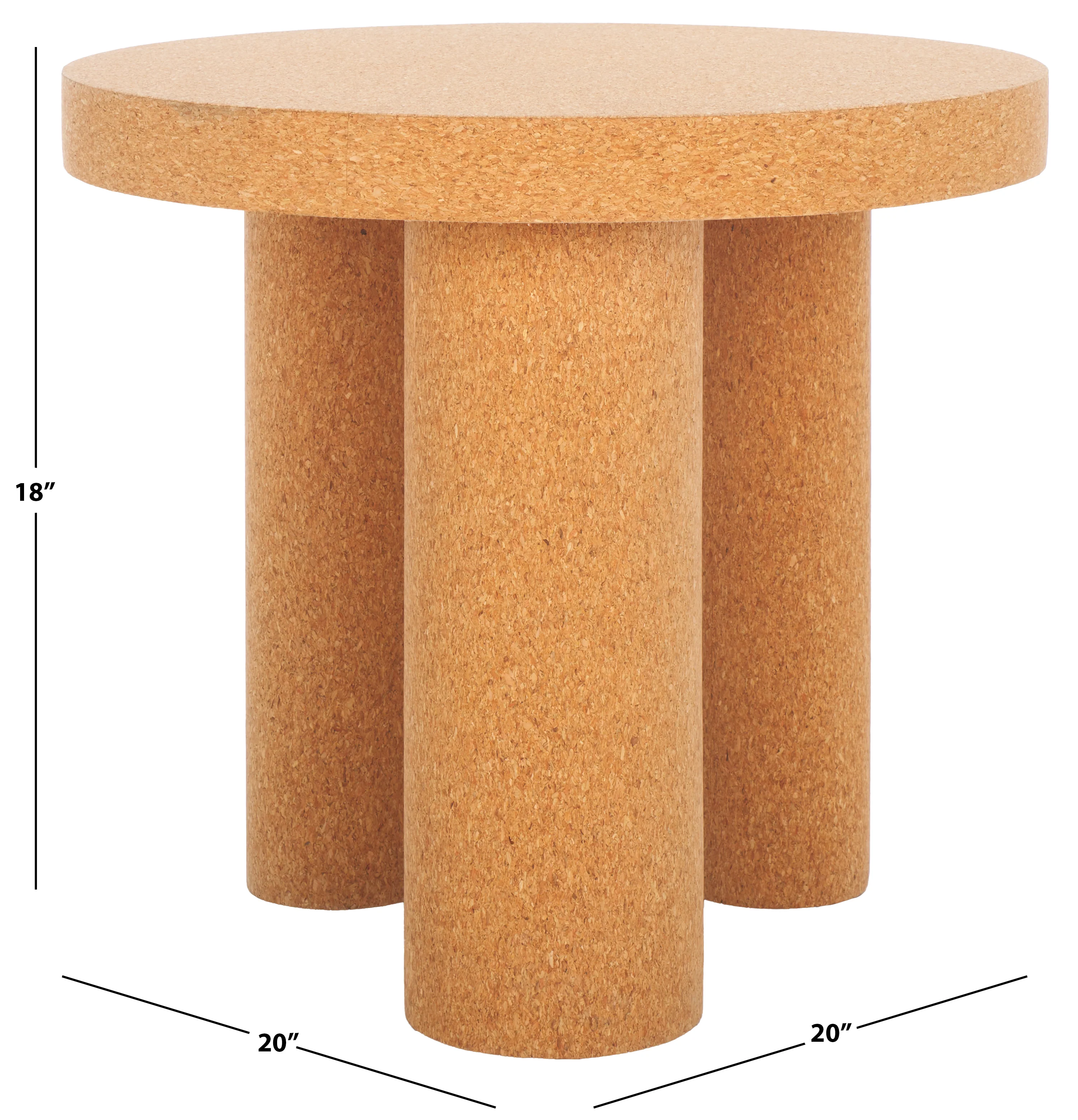 Gilligan Cork 3 Leg Accent Table - Image 6