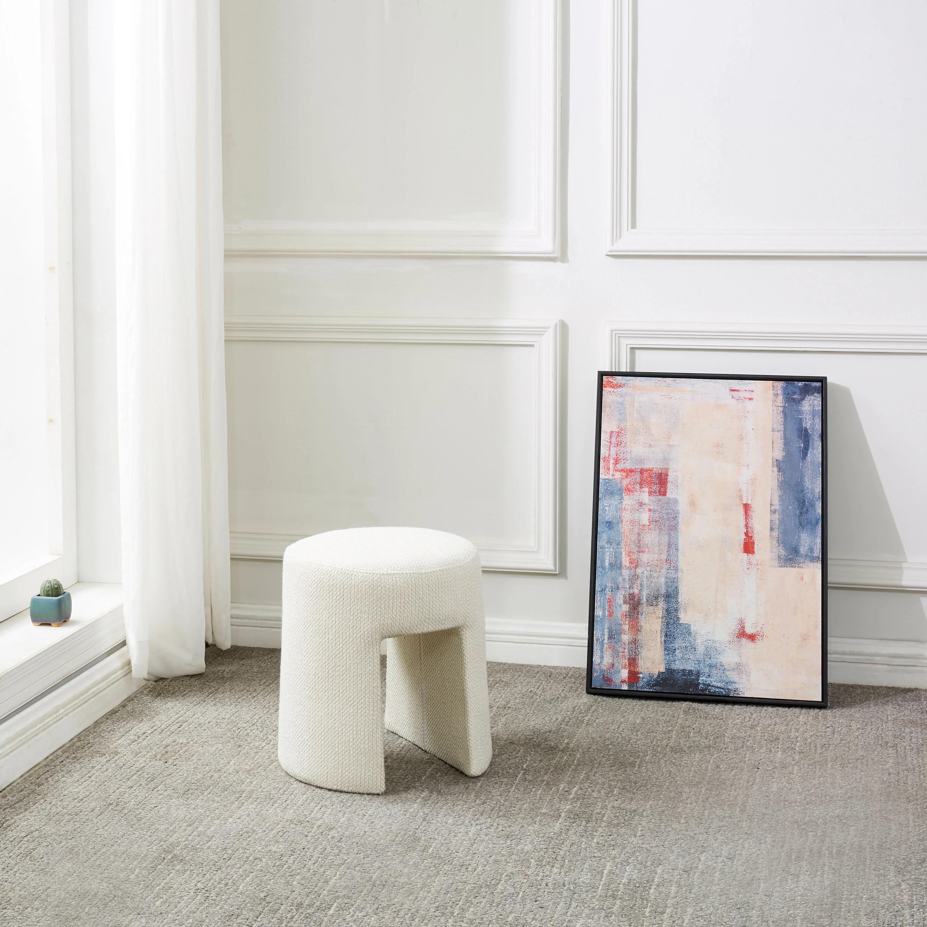 Ginny Upholstered Ottoman - Image 2