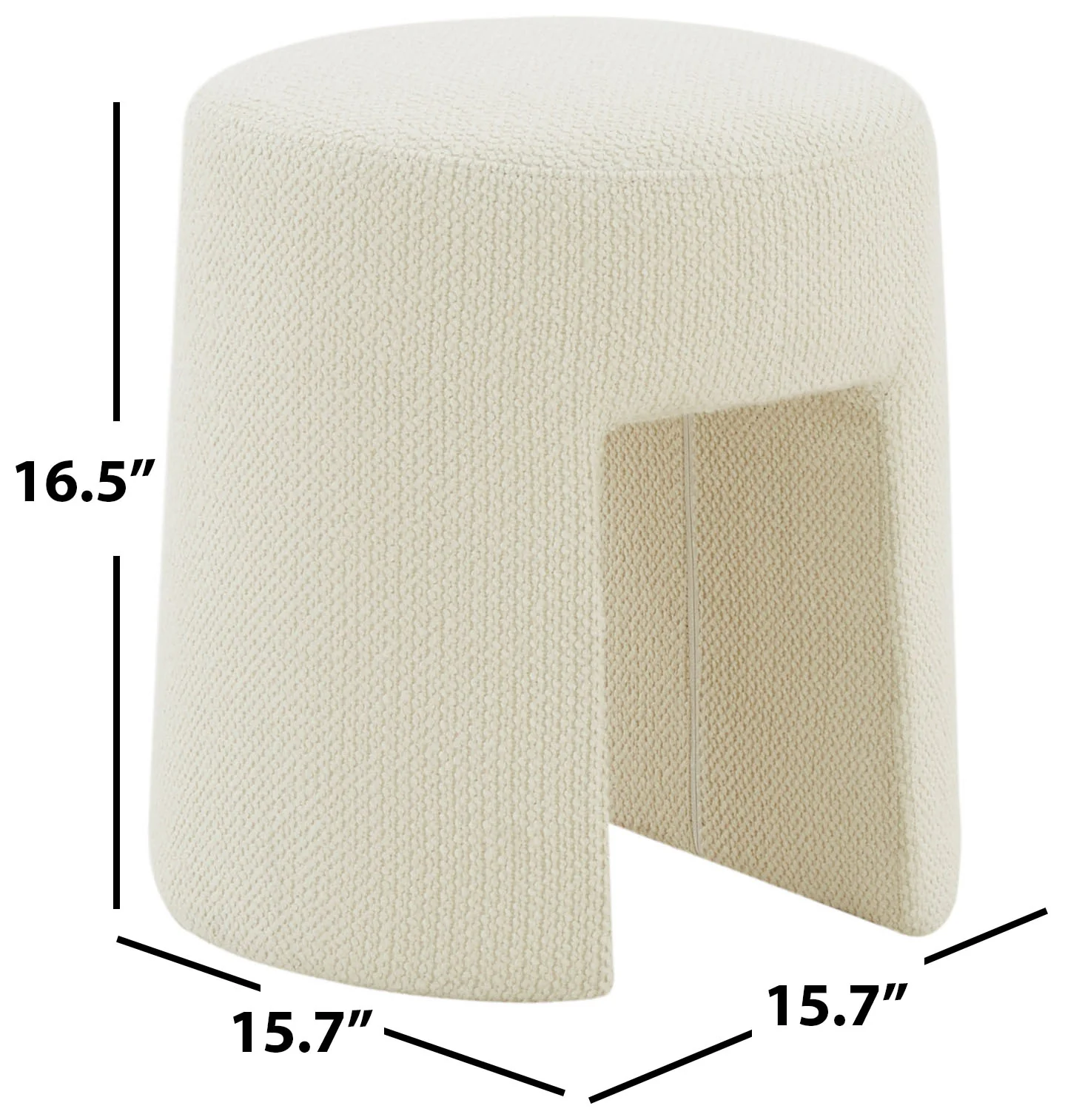 Ginny Upholstered Ottoman - Image 5