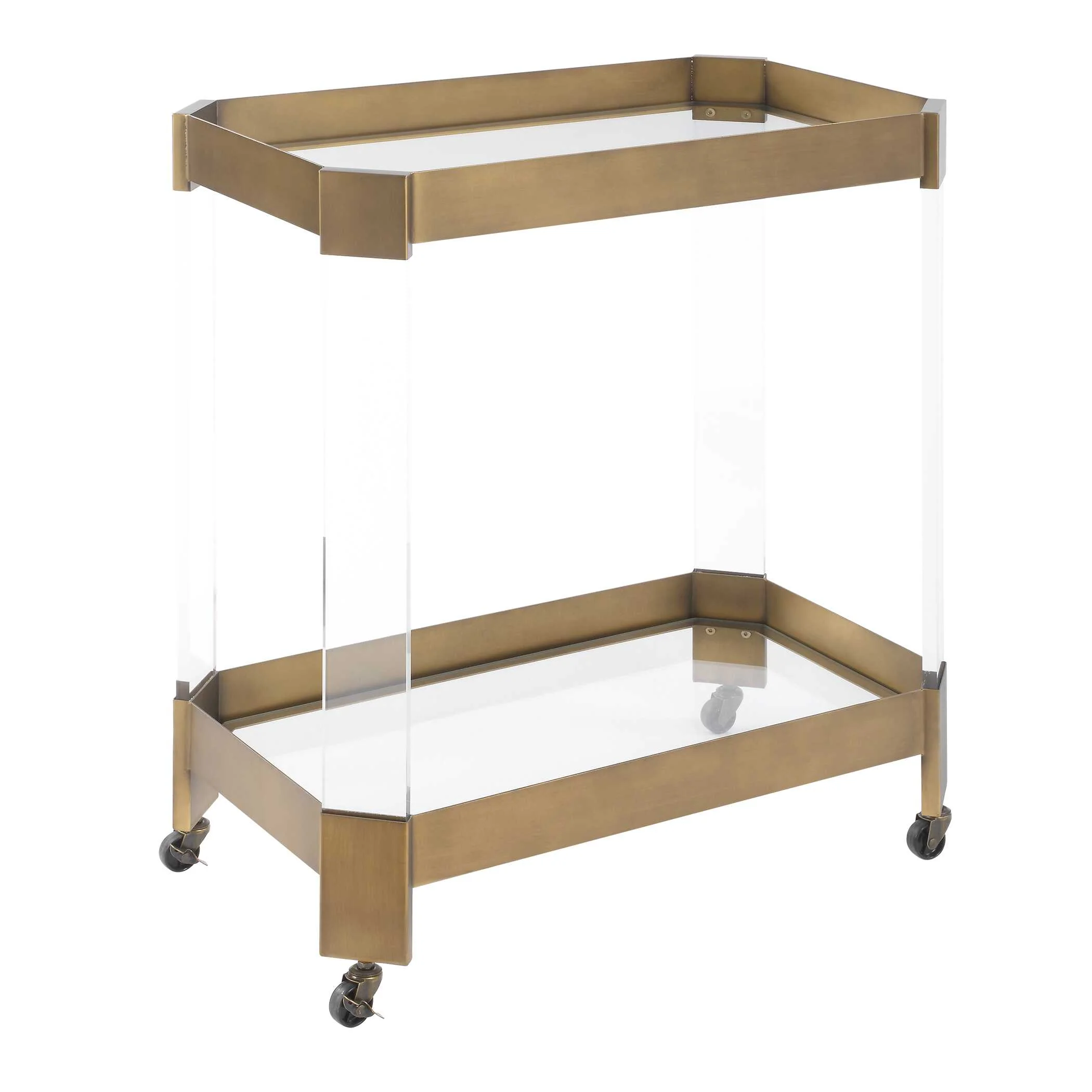 Giselle Bronze Bar Cart - Image 3
