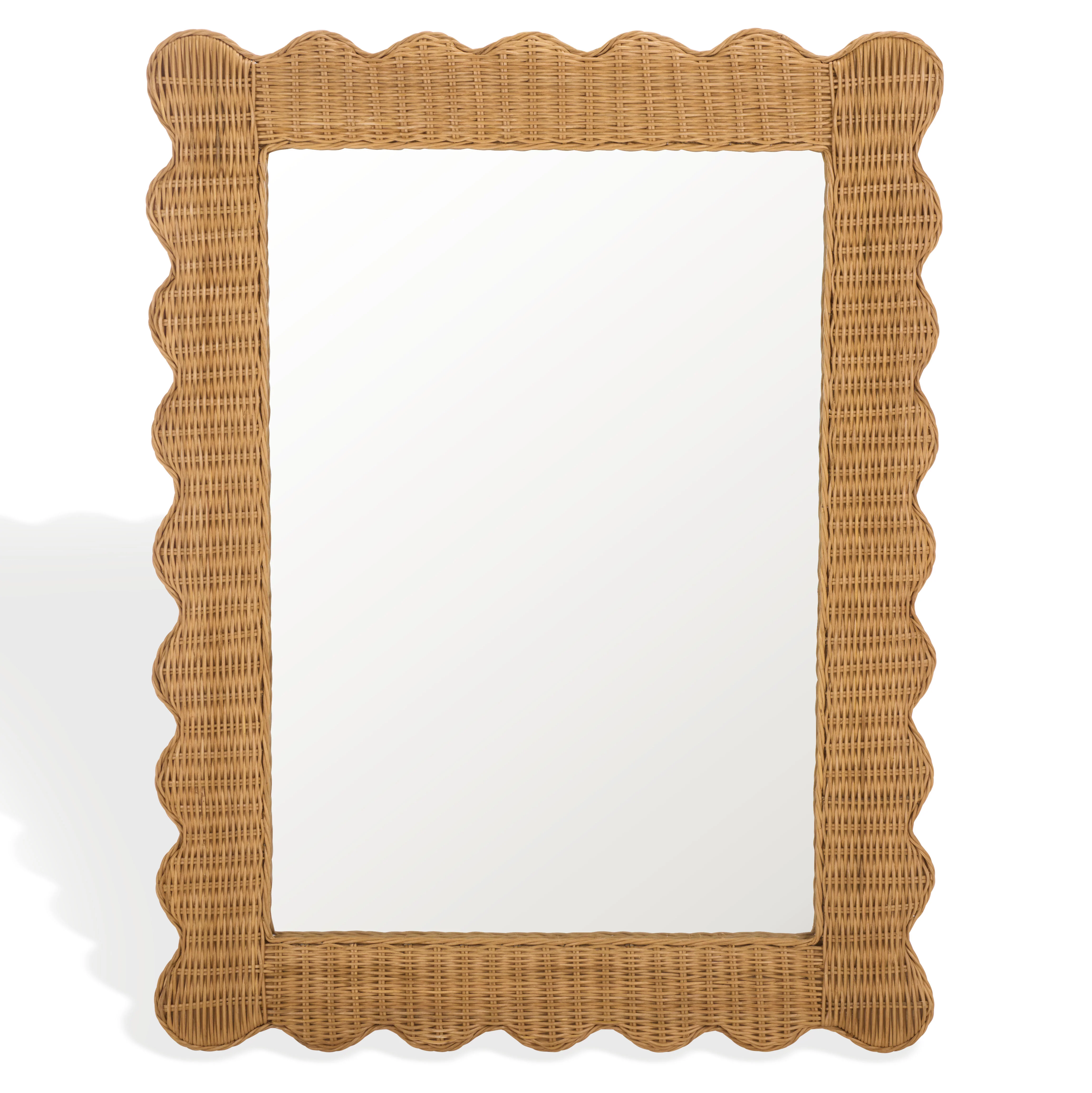 Glendetta Rattan 40" Rectangle Mirror - Image 2