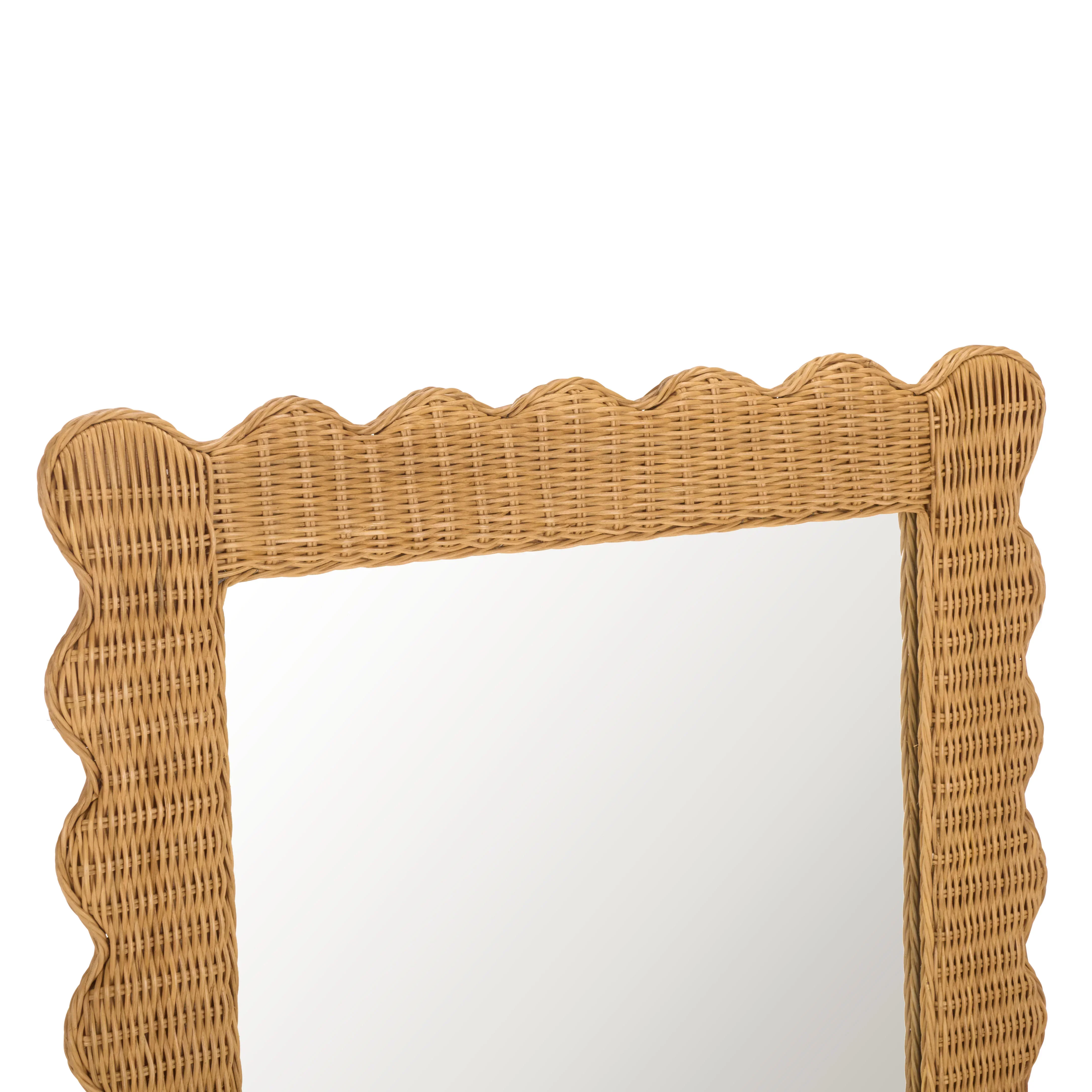 Glendetta Rattan 40" Rectangle Mirror - Image 5