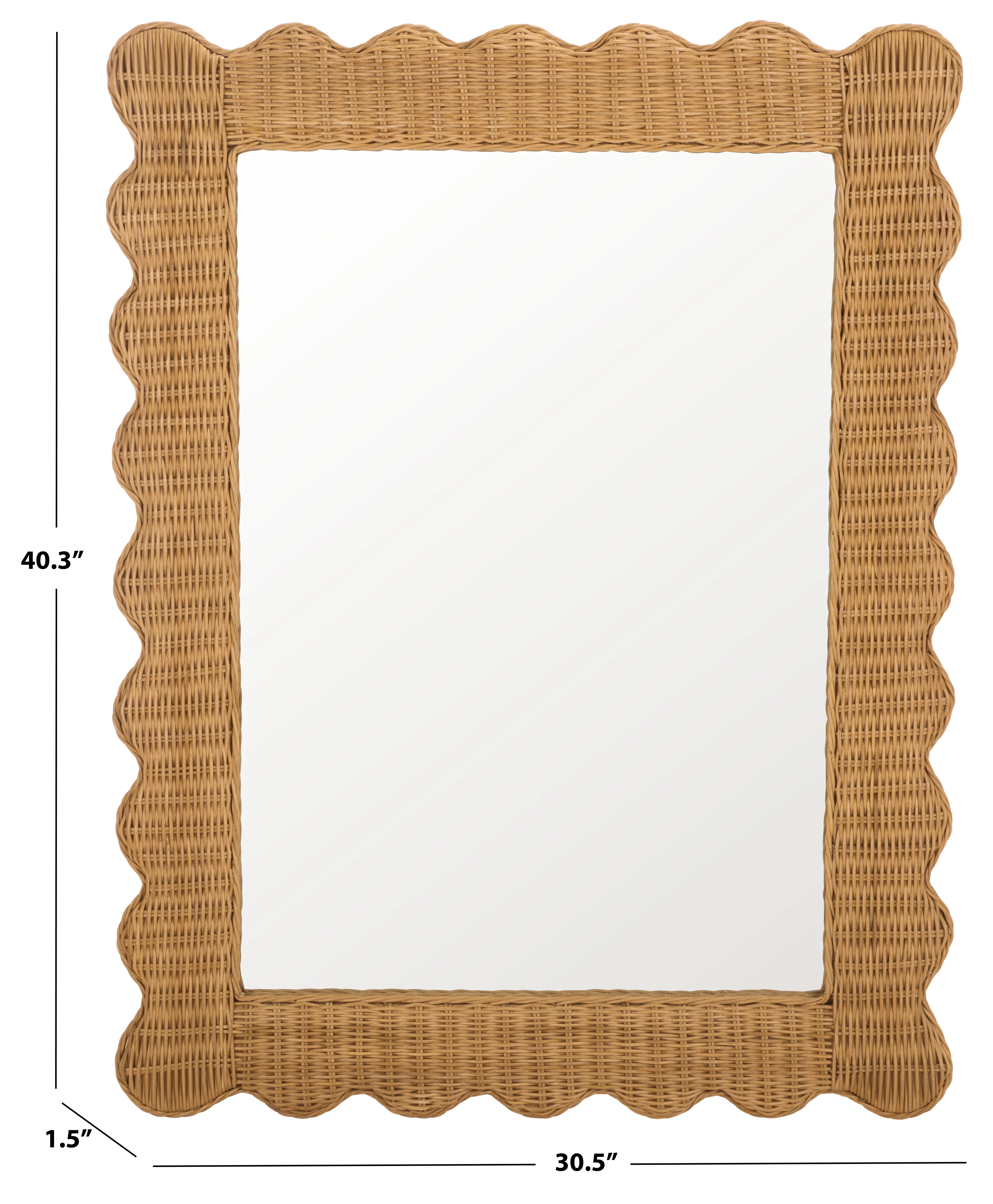 Glendetta Rattan 40" Rectangle Mirror - Image 6