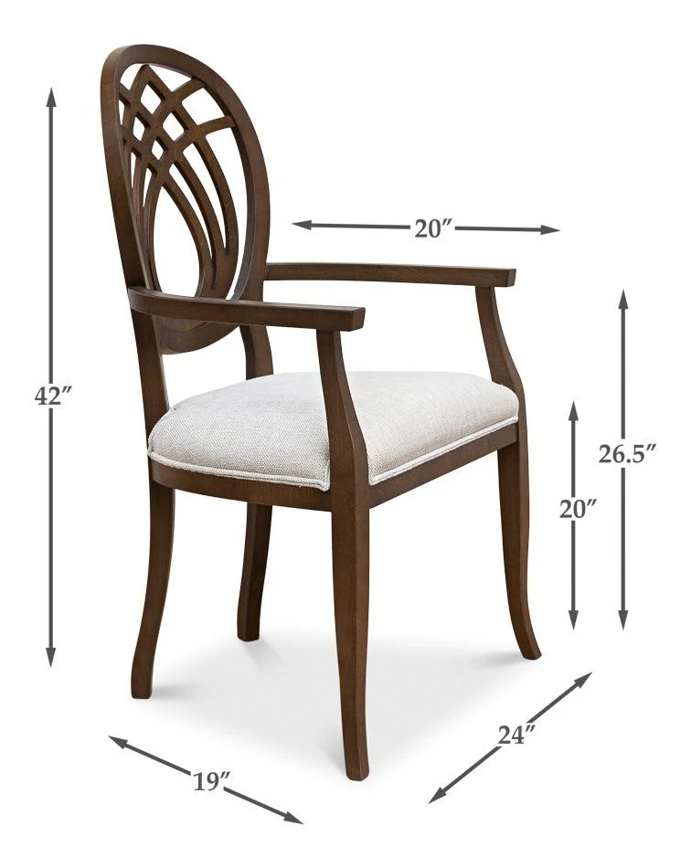 Goccia Arm Chair - Set of 2 - Image 5