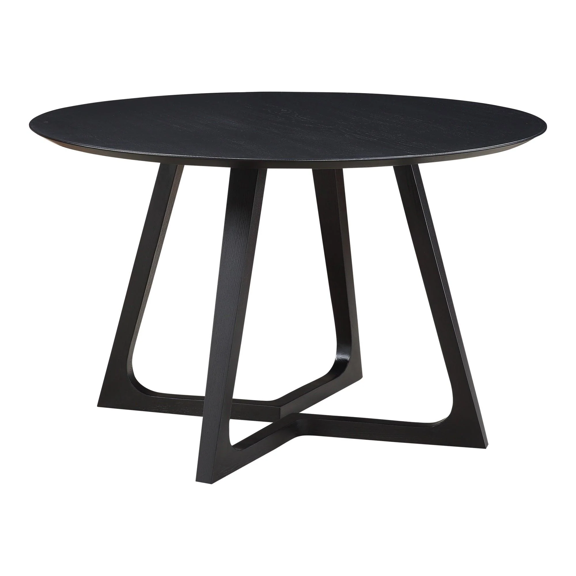 Godenza Dining Table Round Black Ash