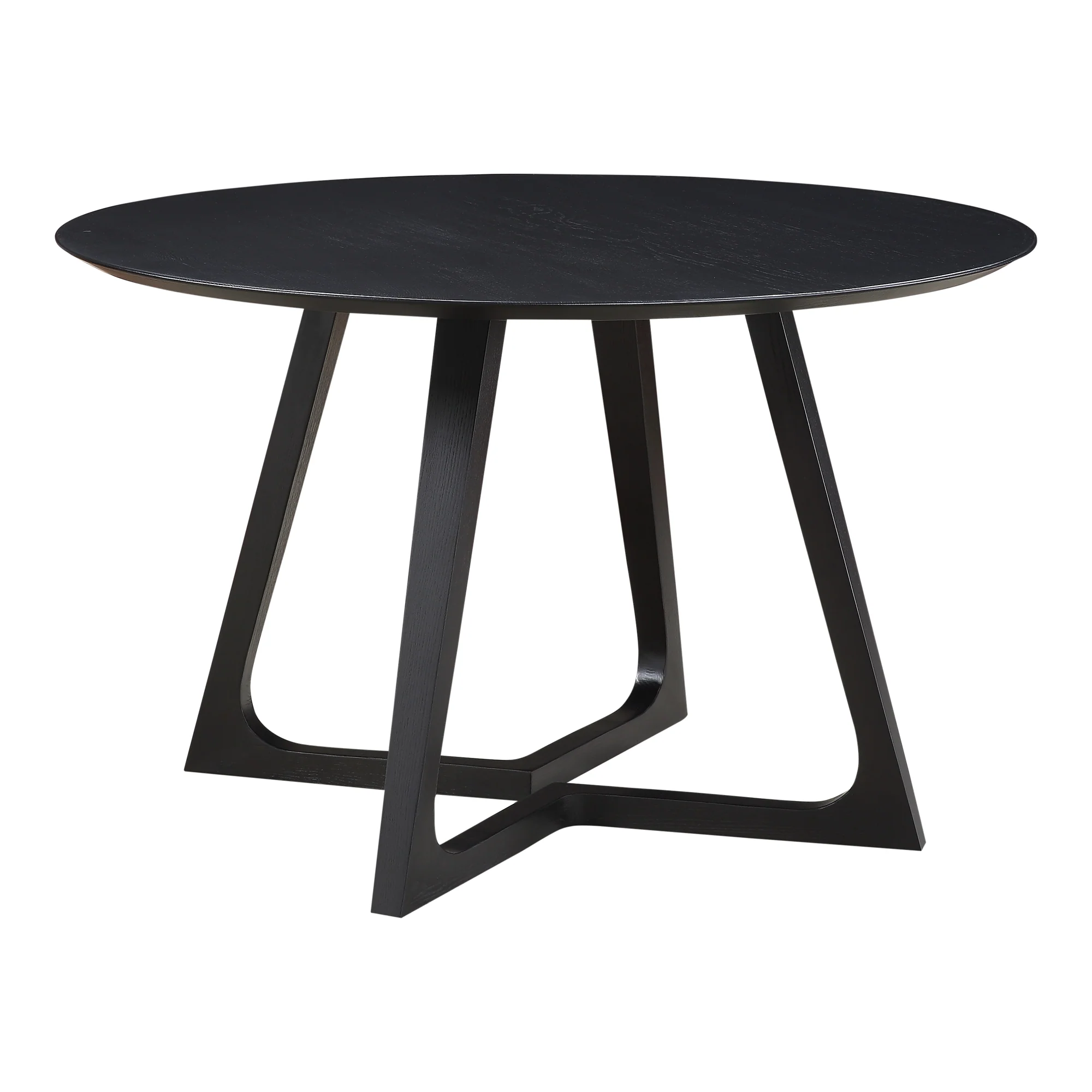 Godenza Dining Table Round Black Ash - Image 3