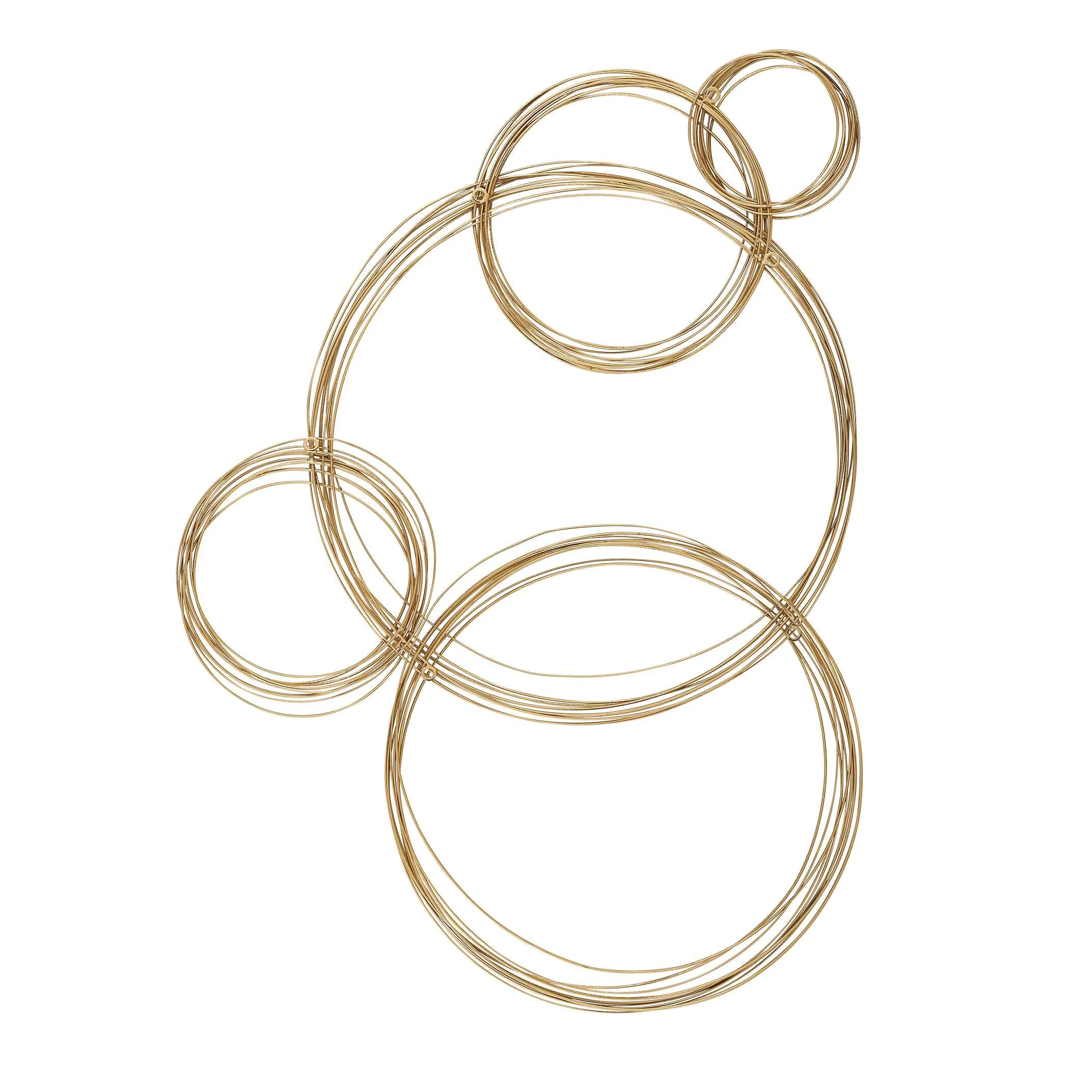 Golden Bubbles Metal Wall Decor - Image 6