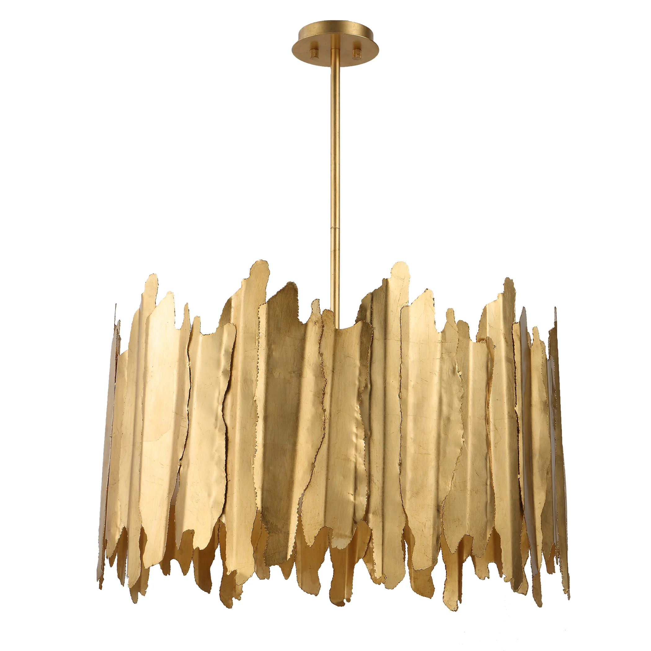 Golden Gate 8 Light Industrial Pendant - Image 9