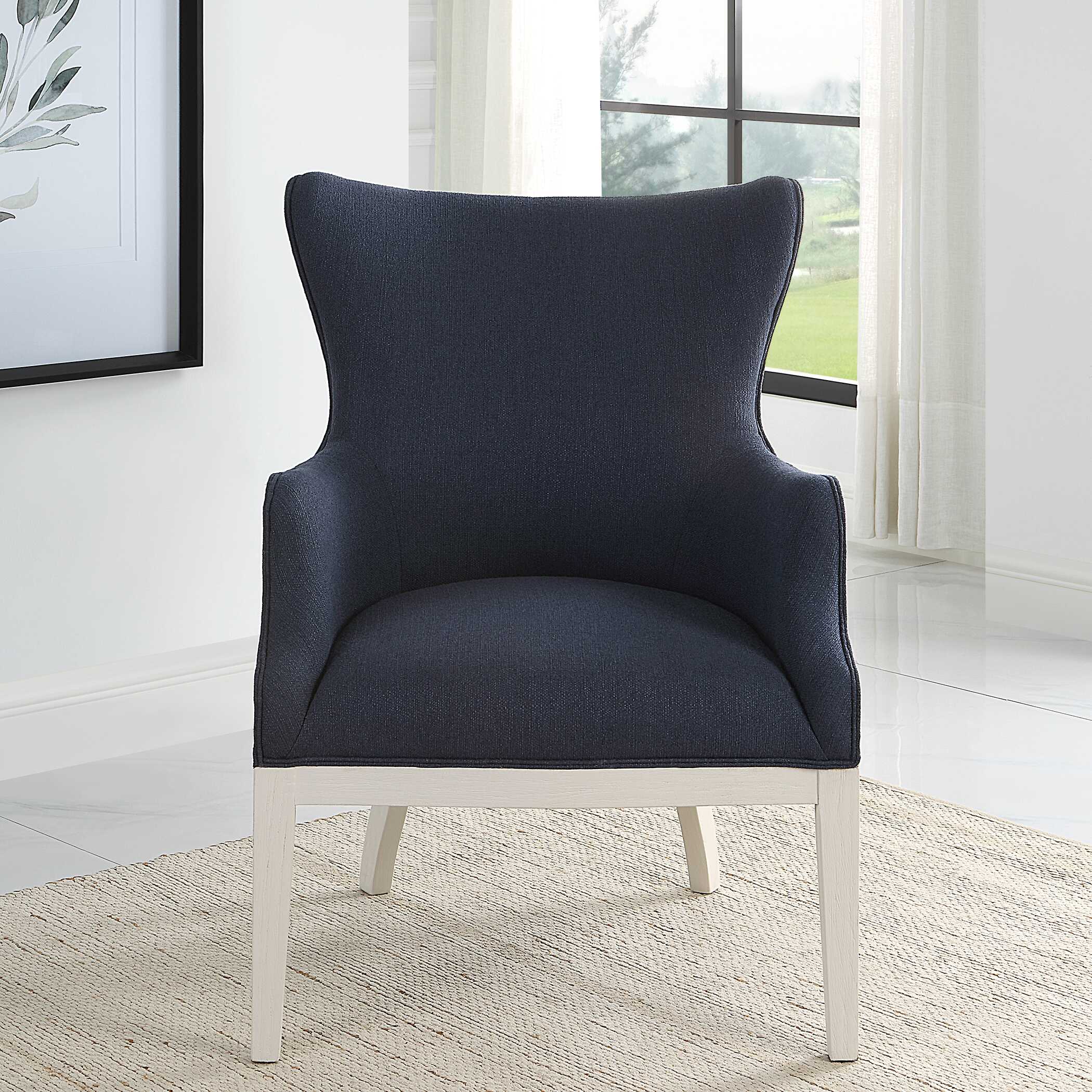 Gordonston Blue Fabric Accent Chair - Image 3