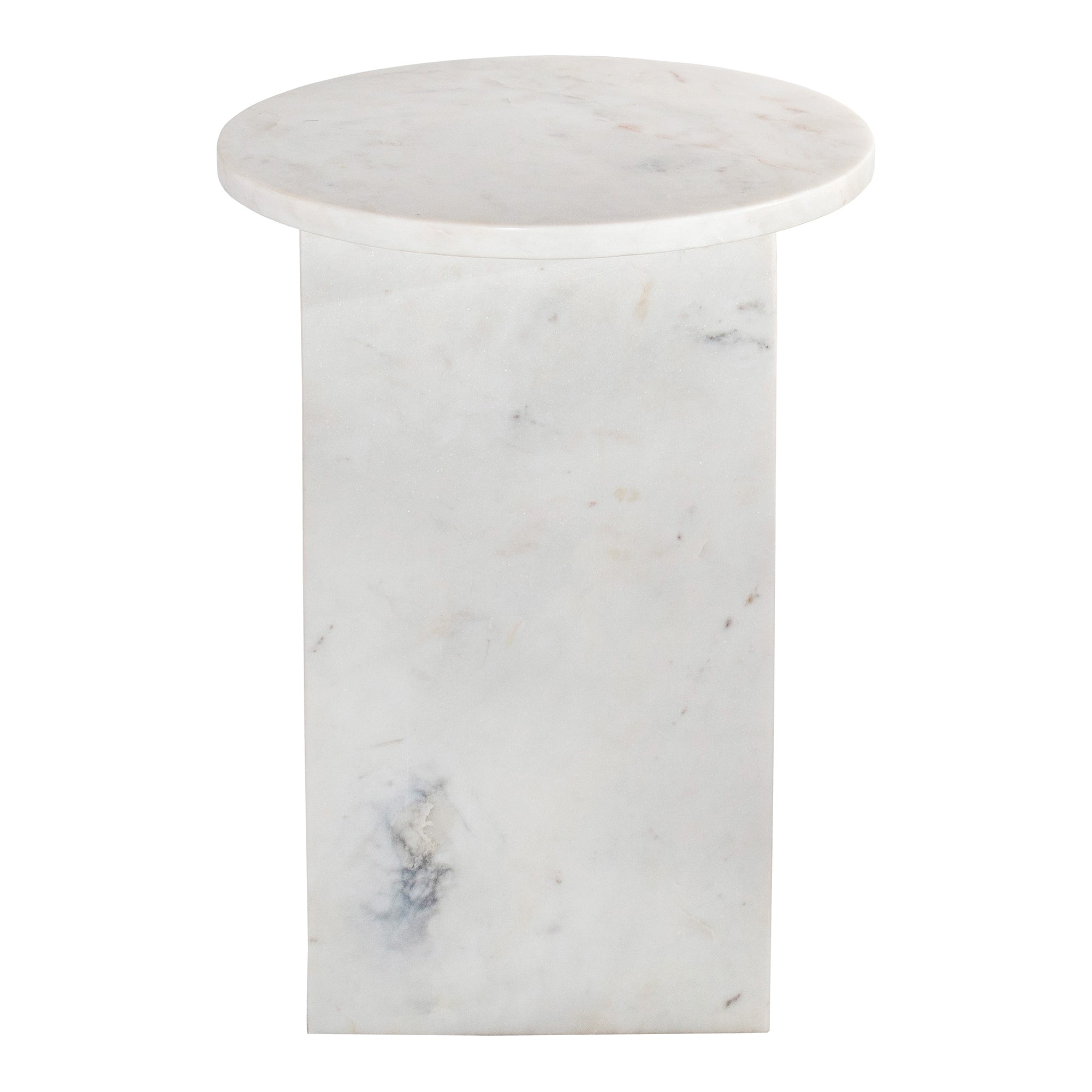 Grace Accent Table White Marble - Image 3