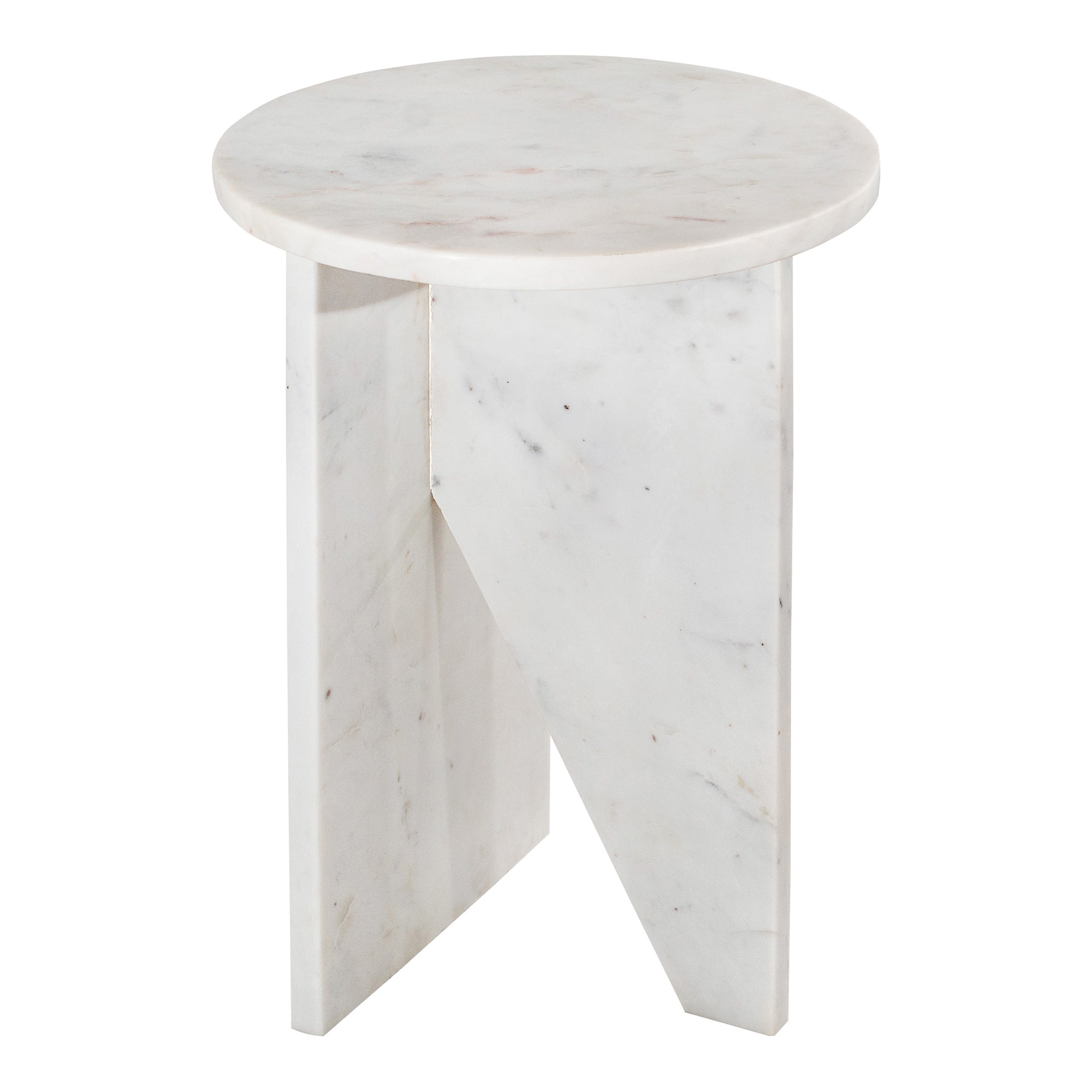 Grace Accent Table White Marble - Image 4