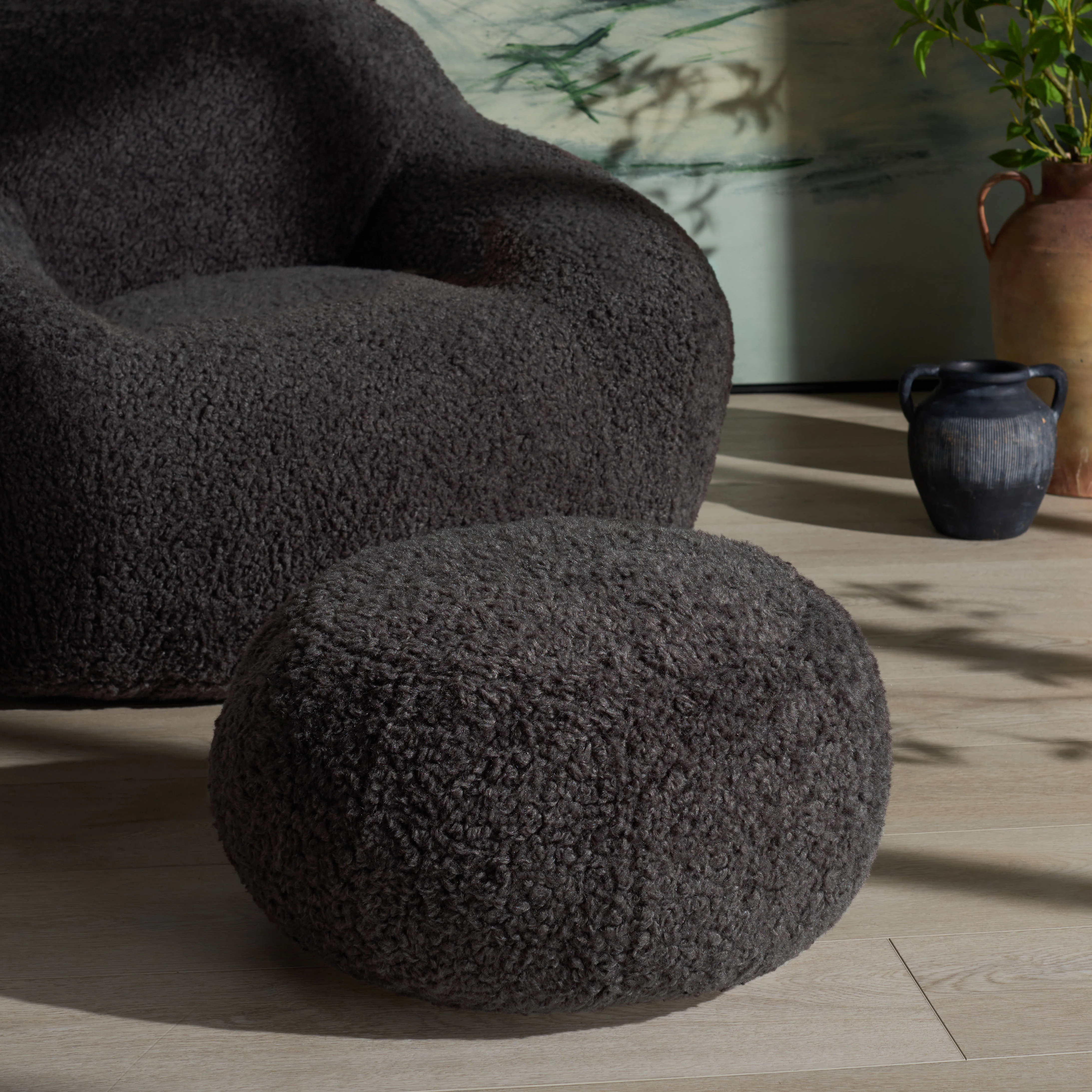Gracelina Round Pouf - Image 10
