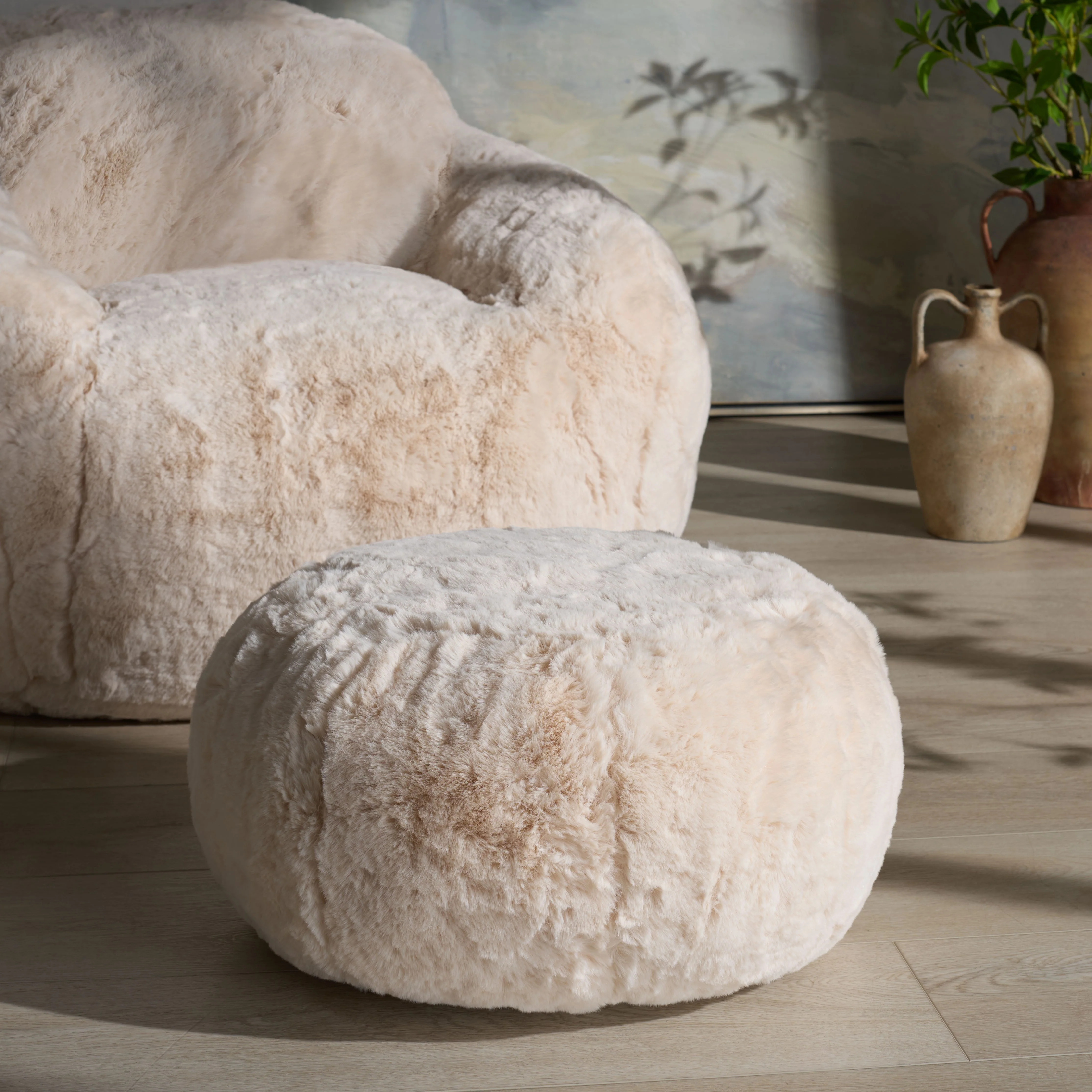 Gracelina Round Pouf - Image 2