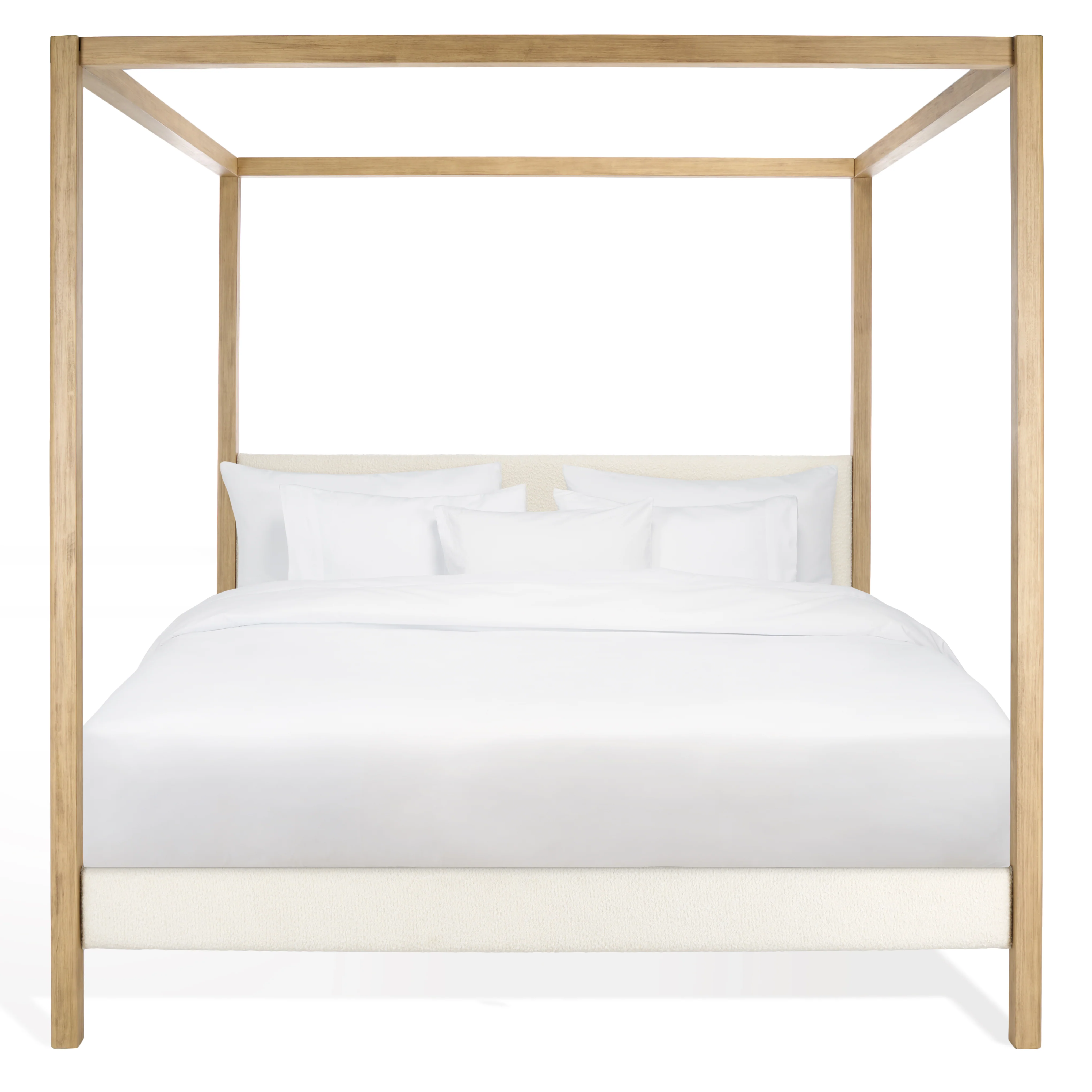 Graciella Boucle King Canopy Bed - Image 2