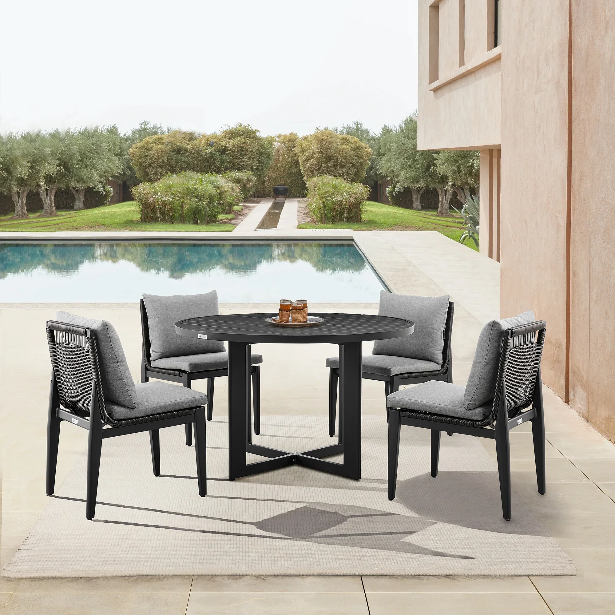 Grand Outdoor Dining Chair - Set of 2 - Image 11