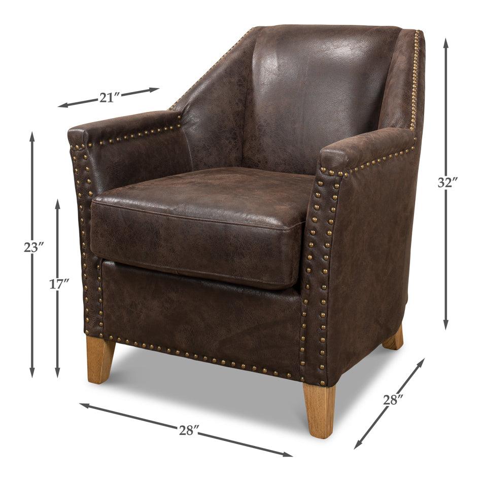 Granville Leather Chair - Image 8