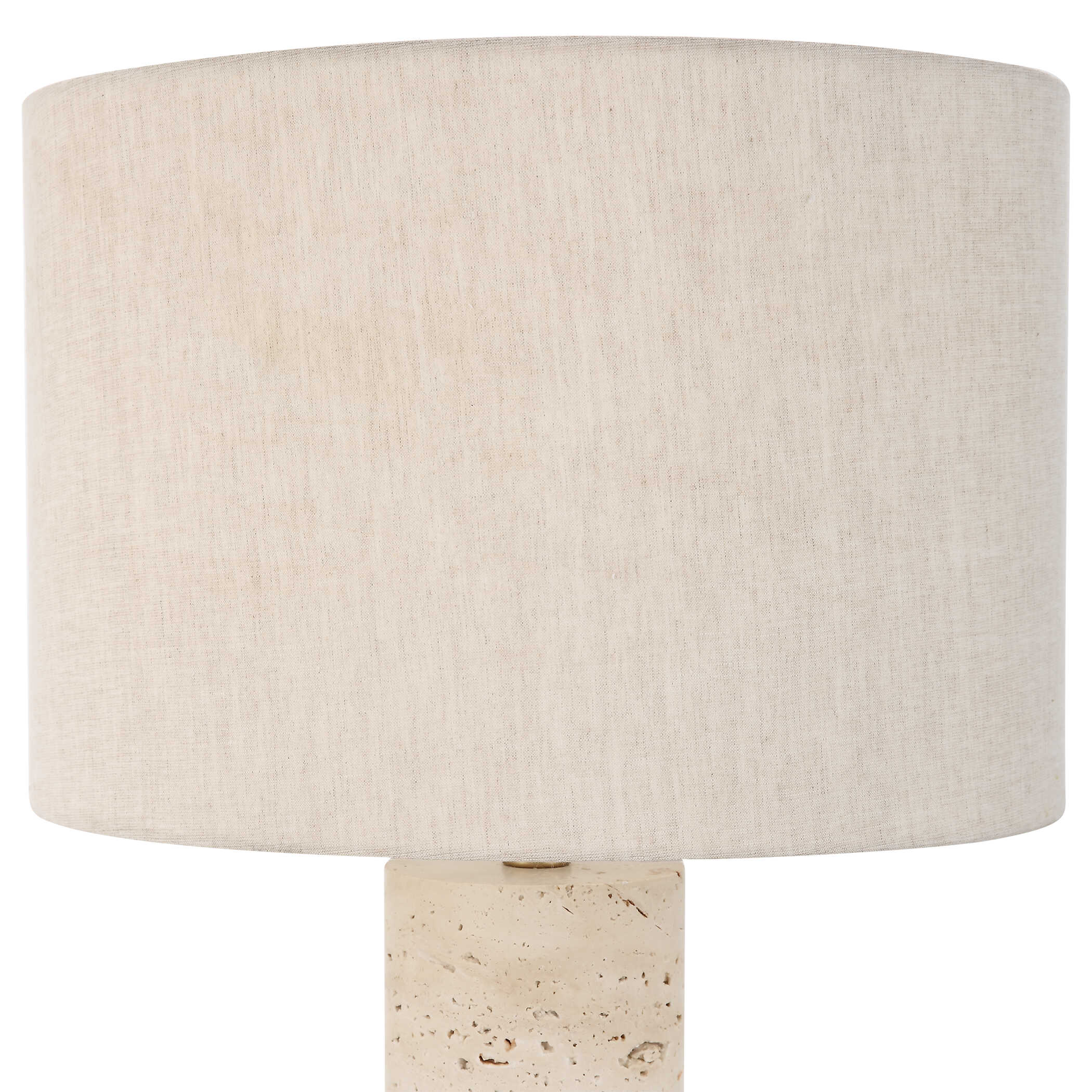 Gravitas Elegant Brass & Stone Lamp - Image 5