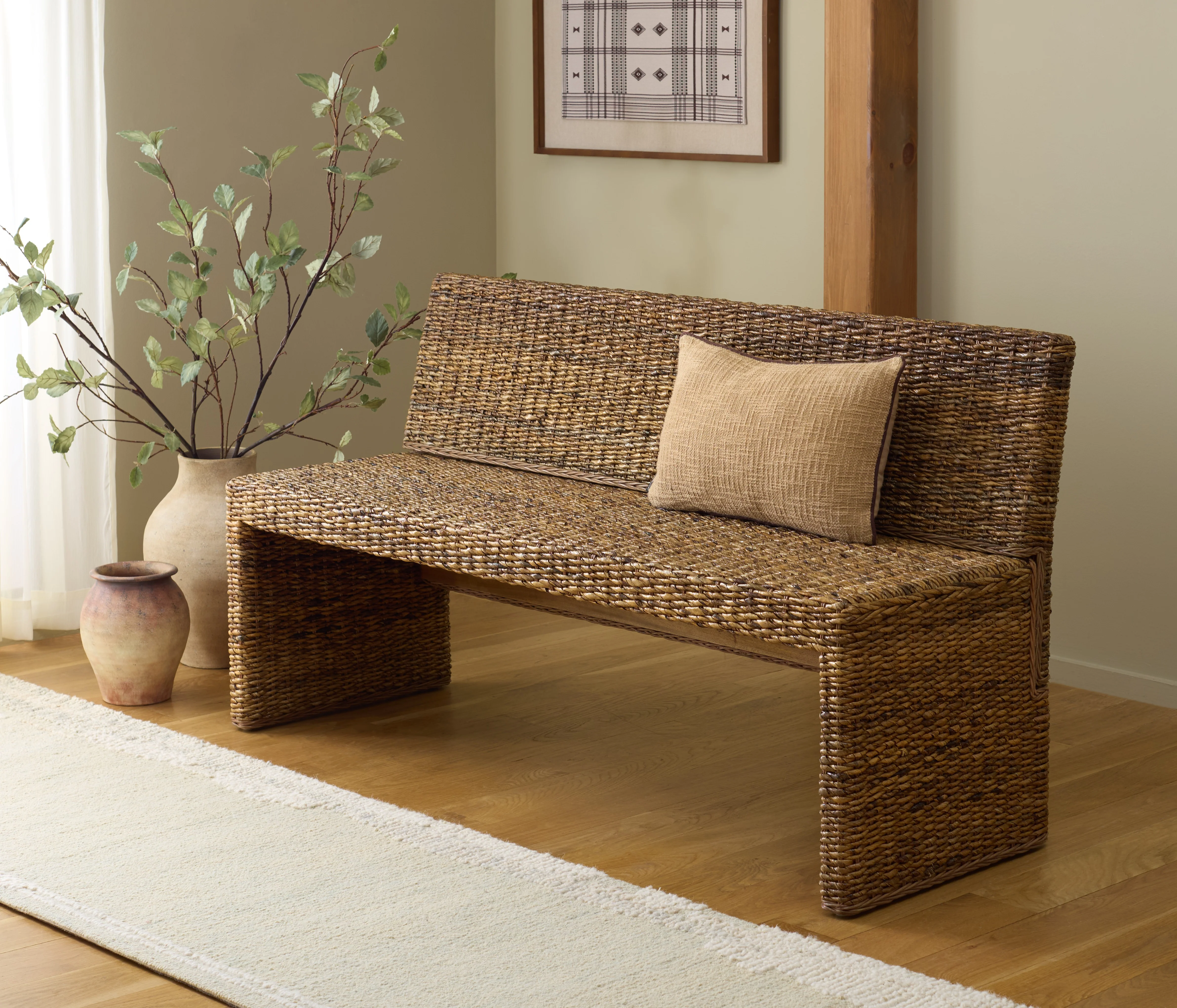 Graylee Abaca Bench - Image 2