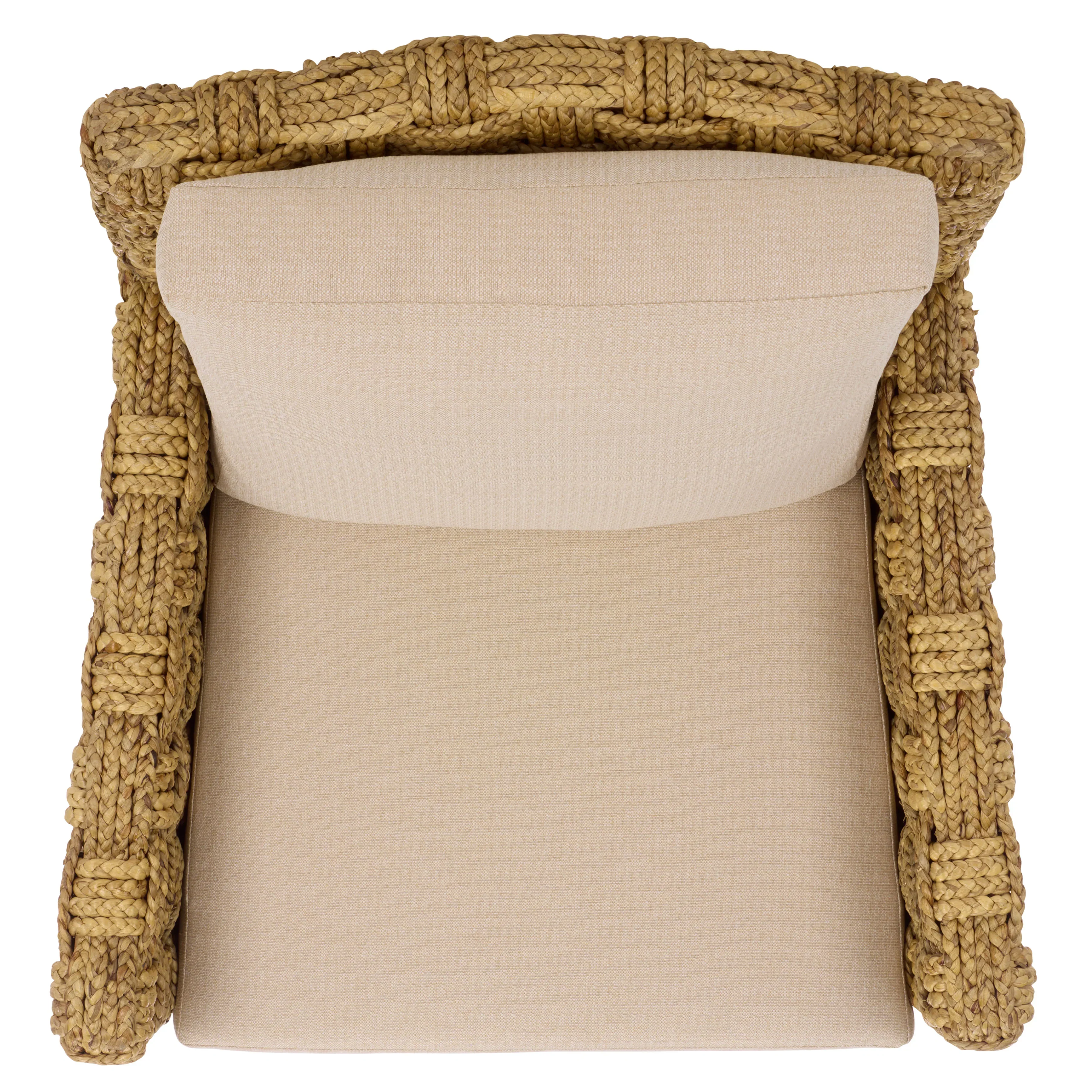 Gregory Tall Woven Water Hyacinth Accent Chair - Image 11
