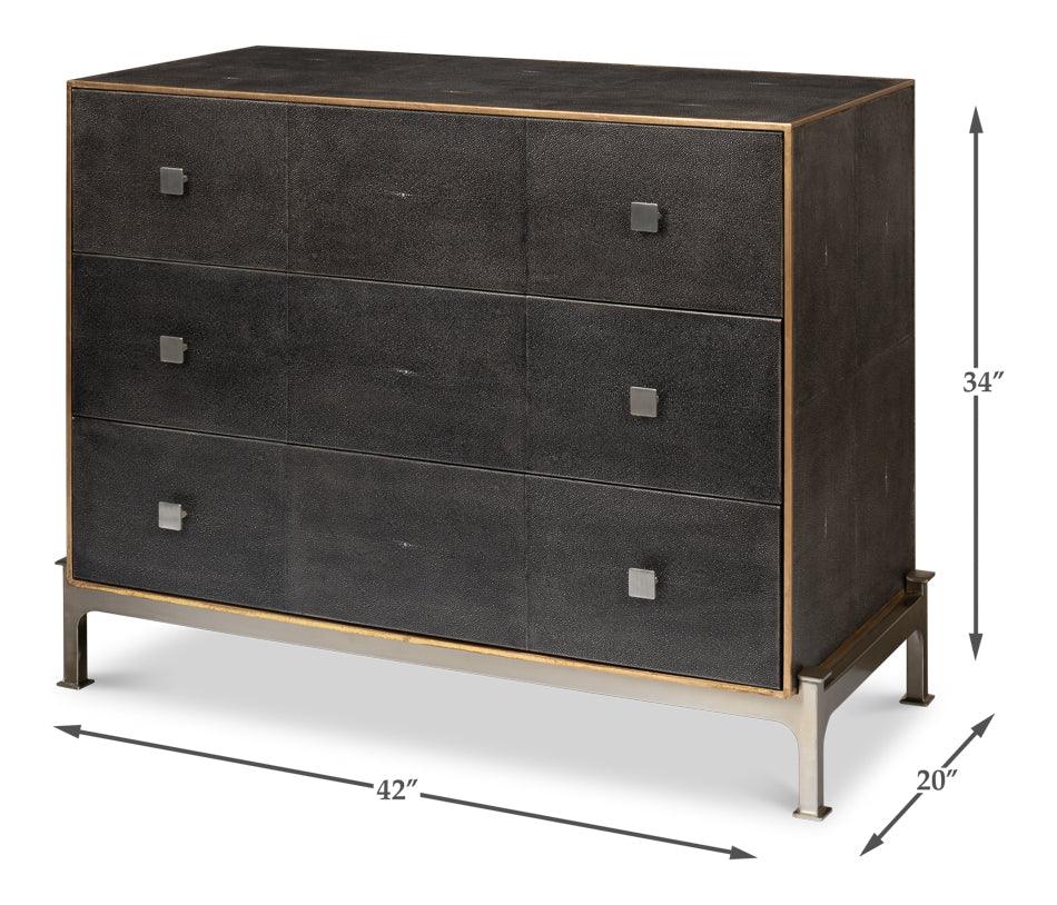Grey Shagreen Dresser - Image 7
