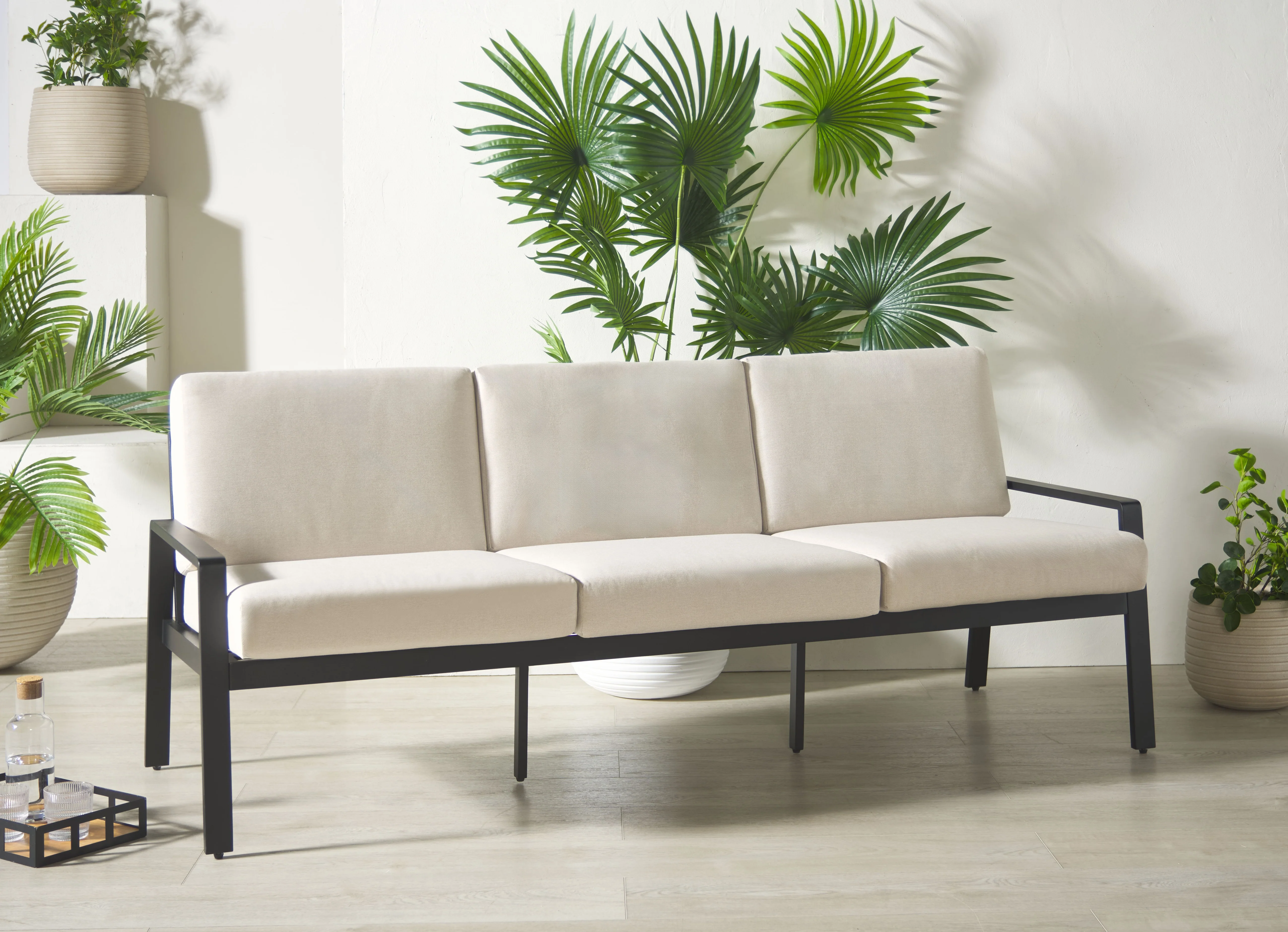 Guam Aluminum Outdoor Sofa - Image 2