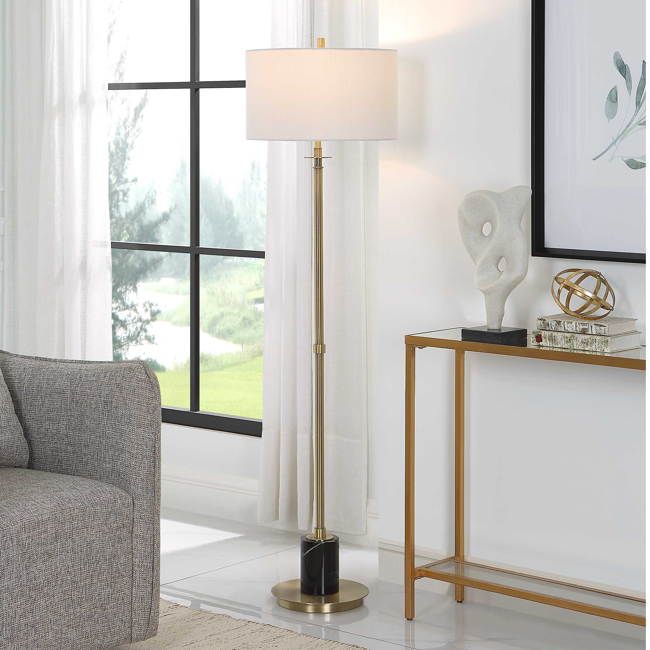 Guard Brass Floor Lamp - Image 2