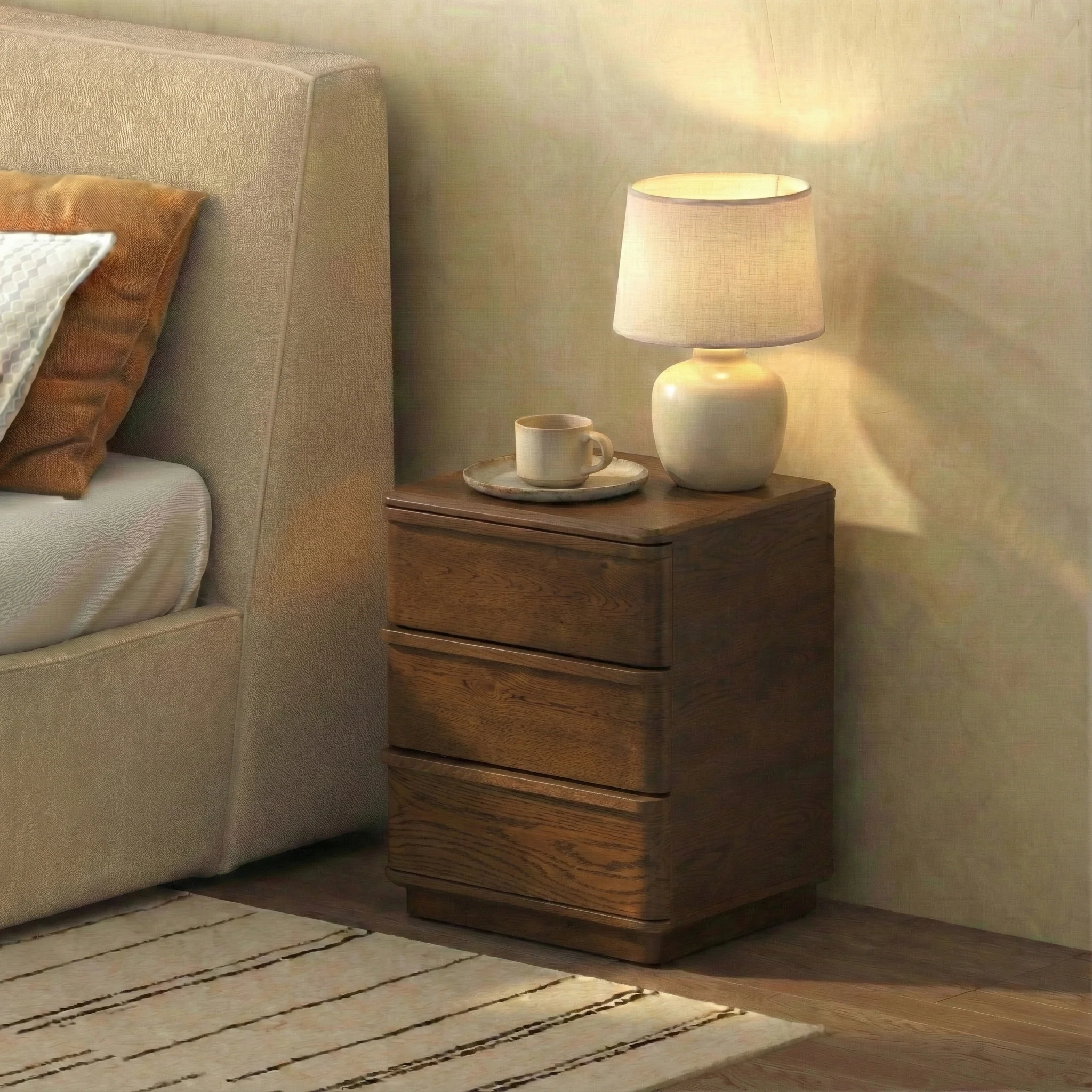 Guillermo 3 Drawer Nightstand - Image 16