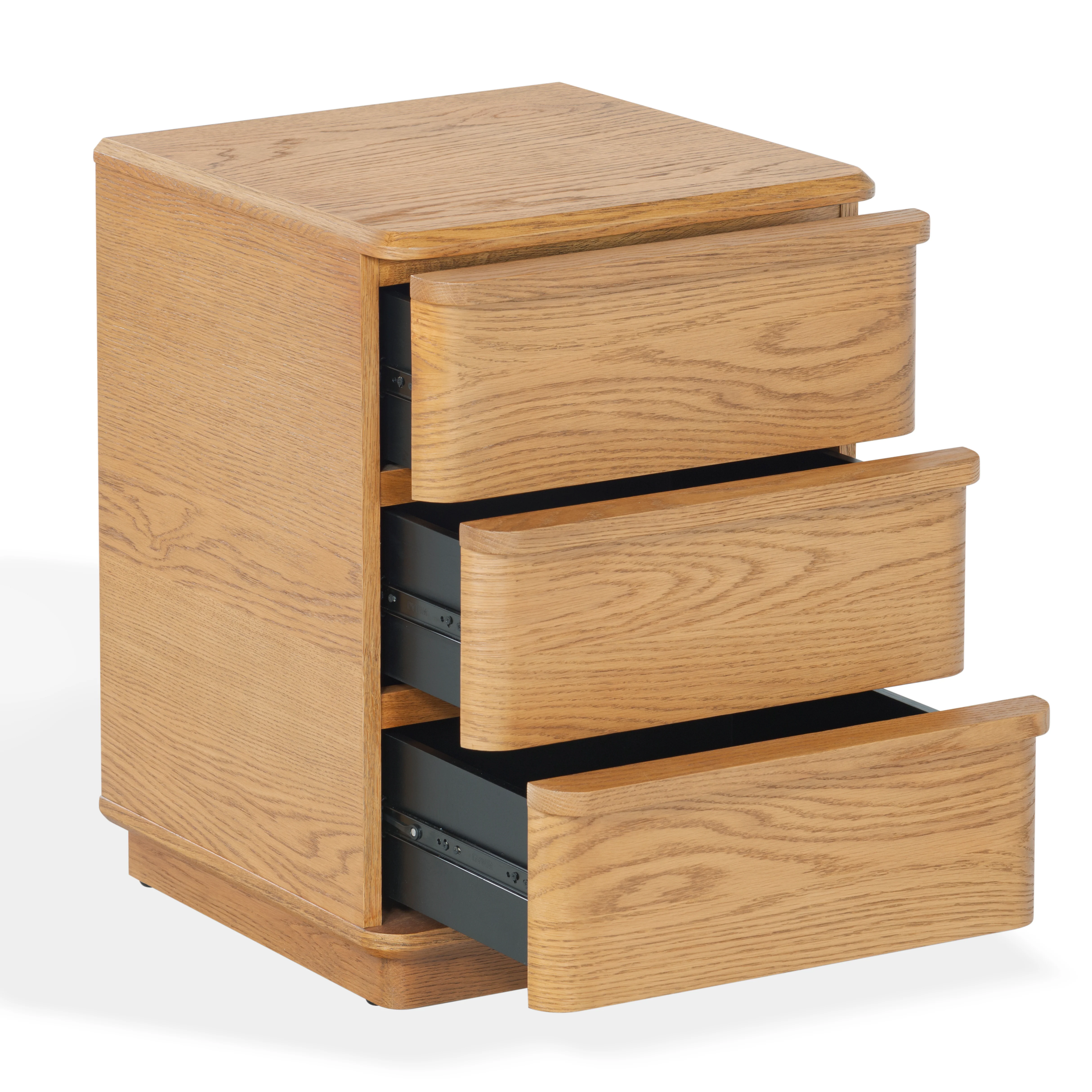 Guillermo 3 Drawer Nightstand - Image 4