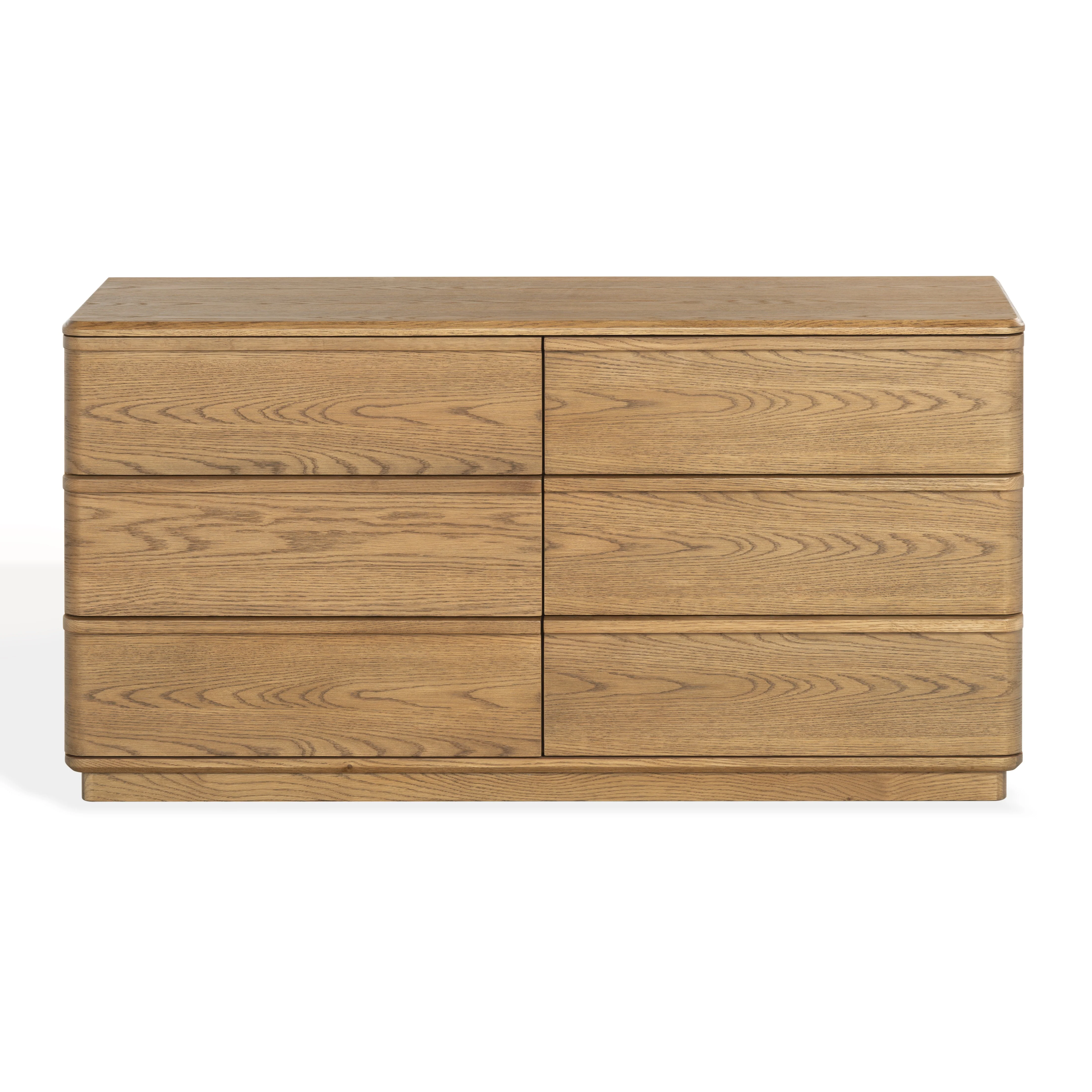 Guillermo 6 Drawer Wood Dresser