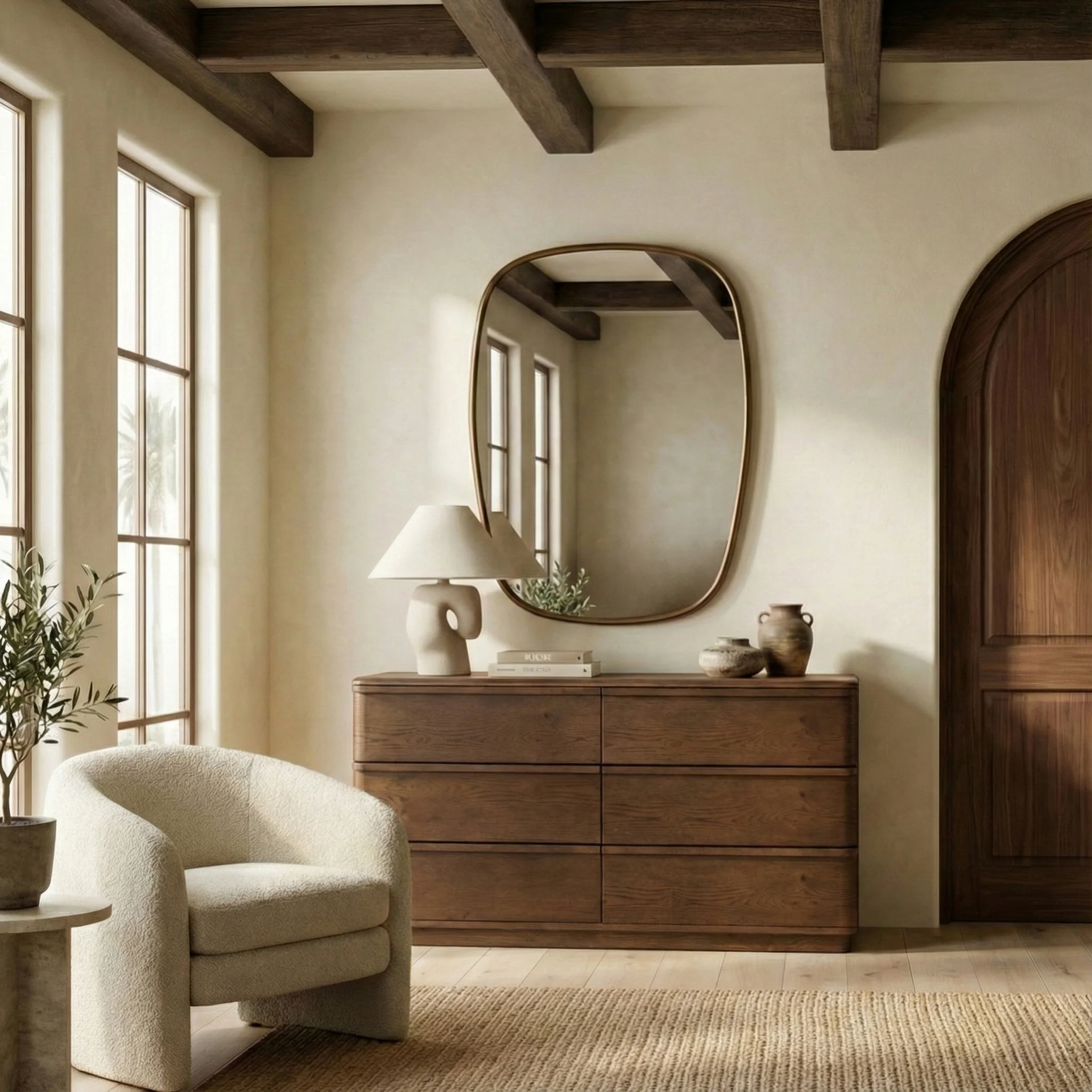 Guillermo 6 Drawer Wood Dresser - Image 11