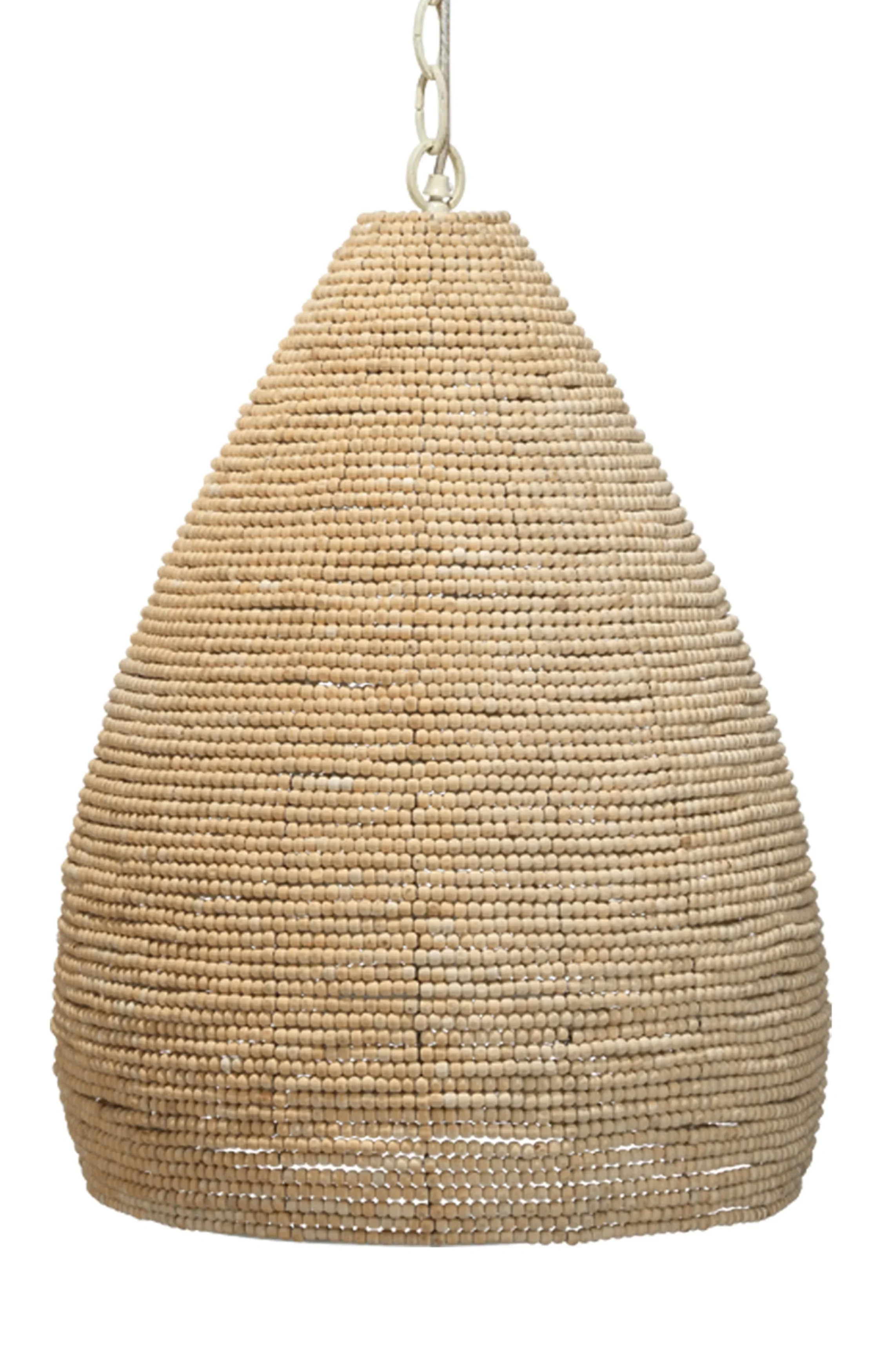 Gulf Wood Beaded 1-Light Pendant