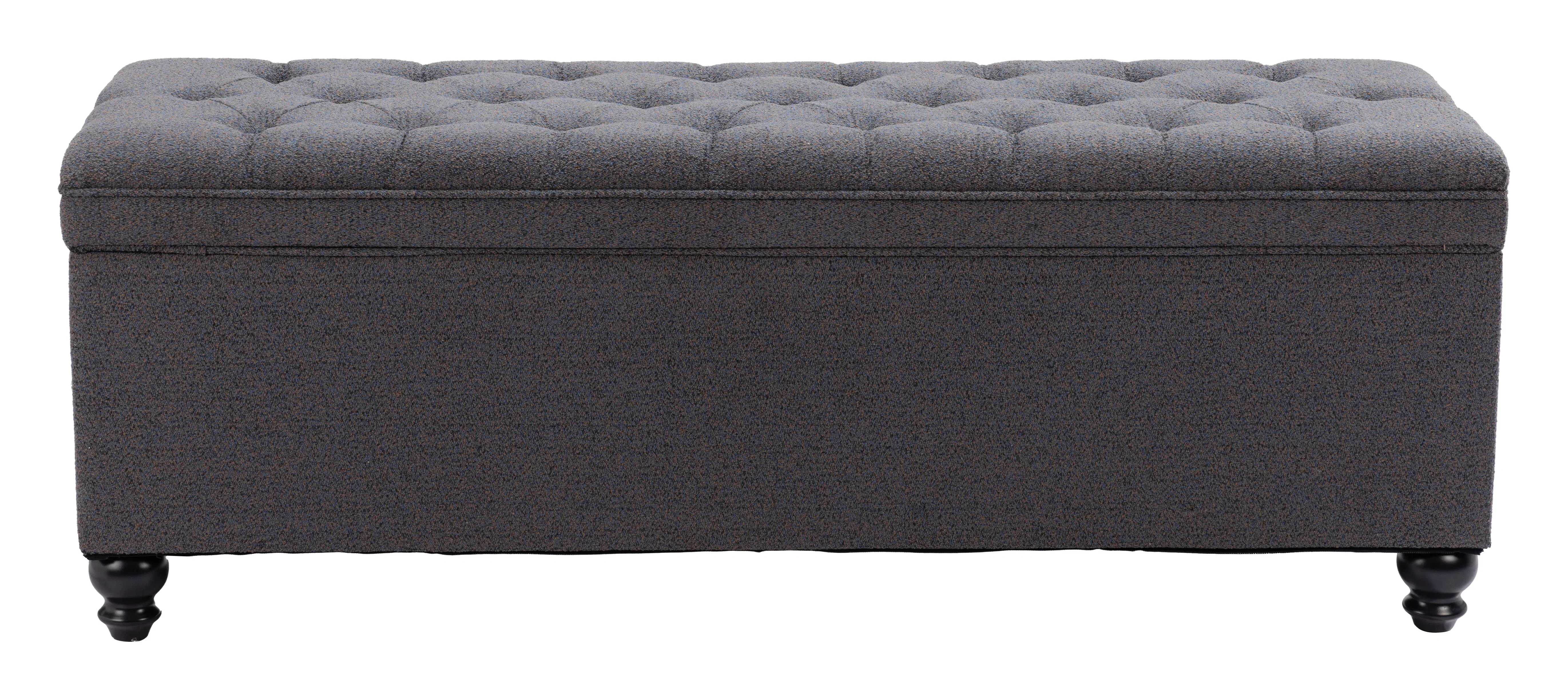 Halifax Storage Bench Gravel Gray - Image 4