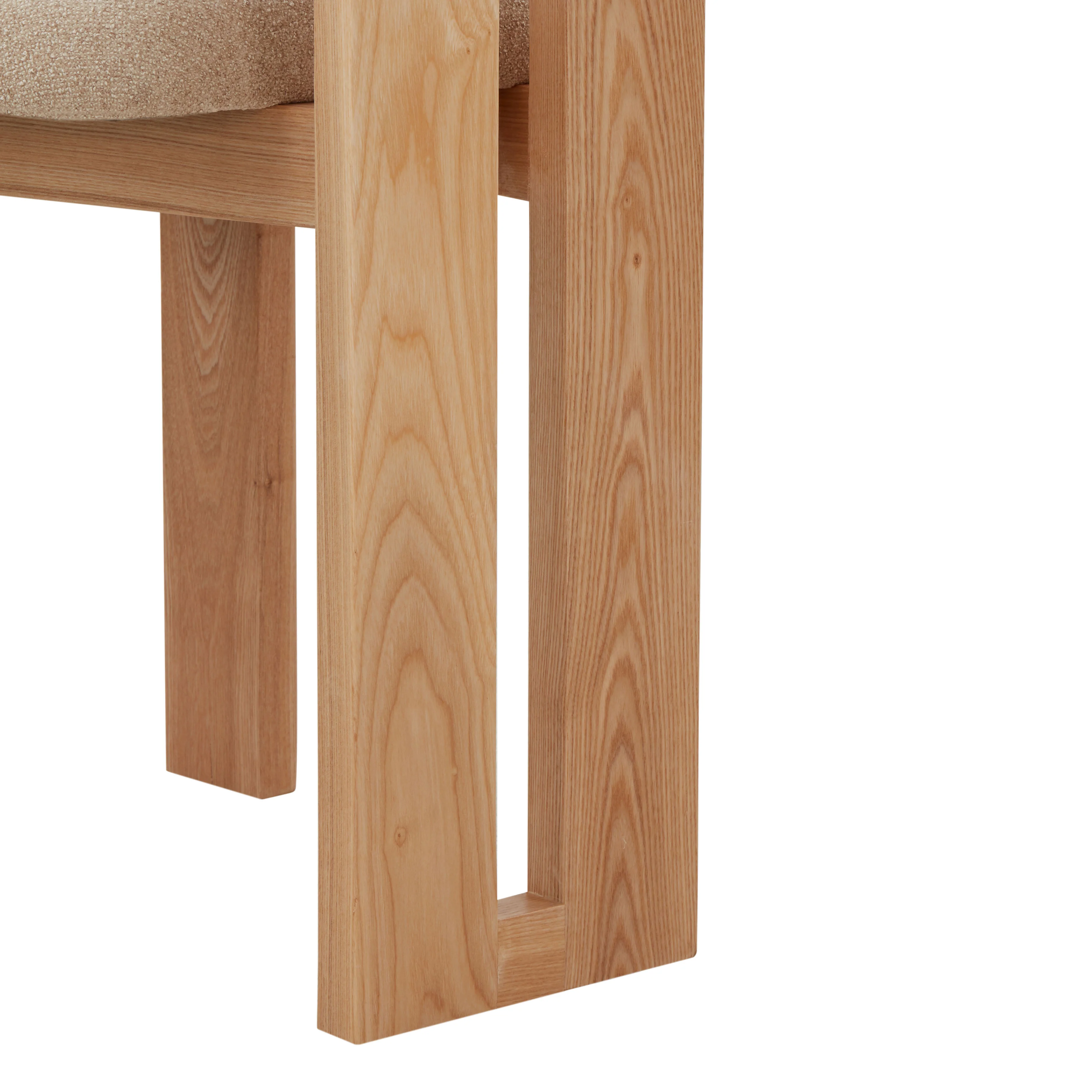 Halloway Boucle And Wood Dining Chair - Image 14