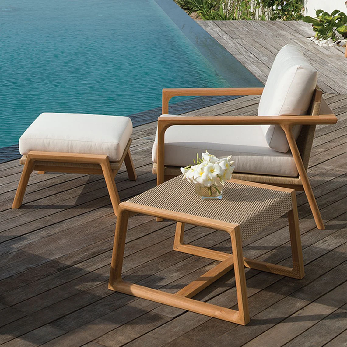 Hana Deep Seating Ottoman - Image 2