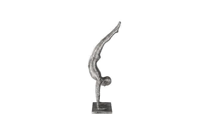 Handstand Sculpture, Aluminum, Small - Image 3
