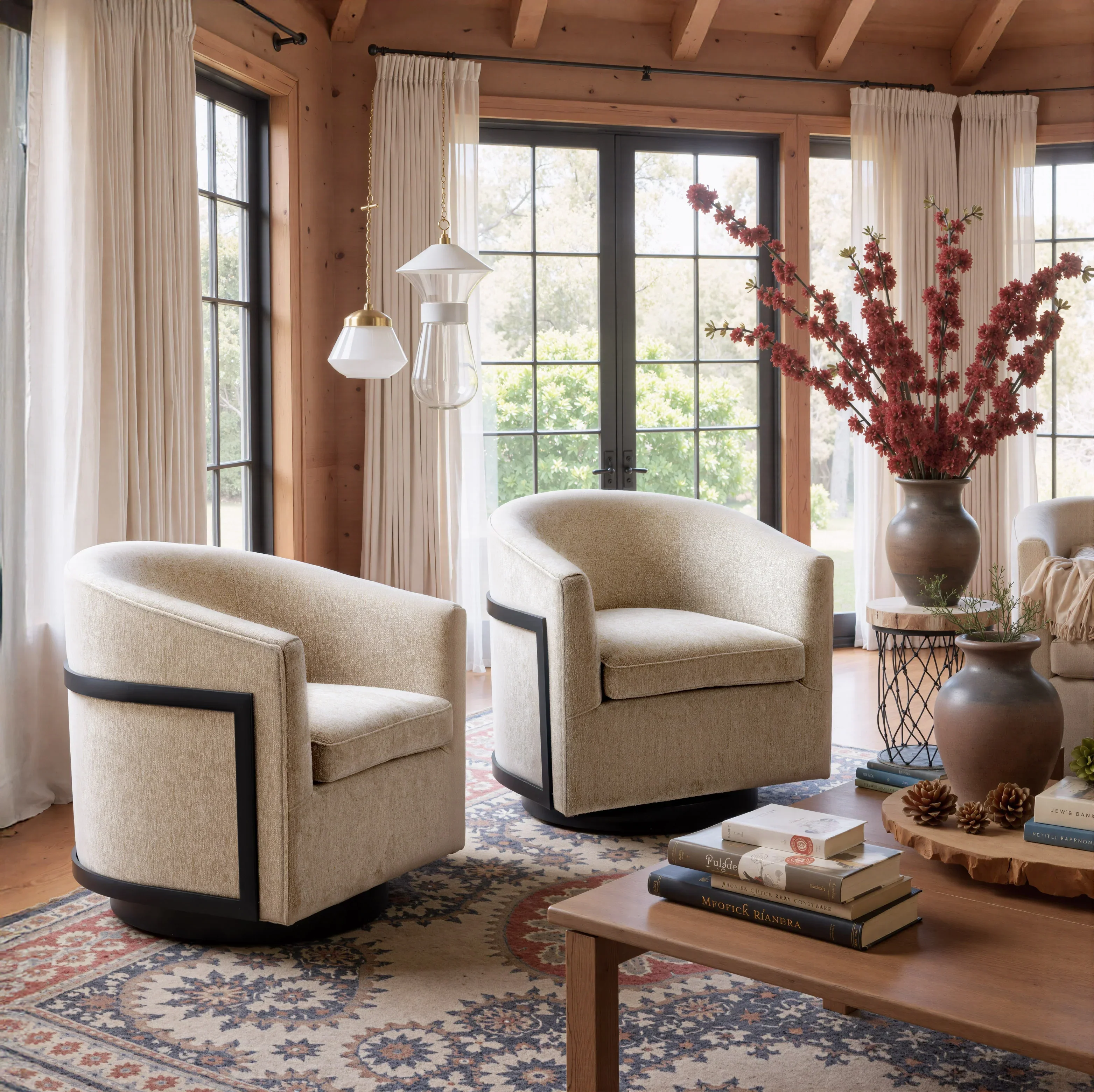Hanko Swivel Chair Golden - Image 5