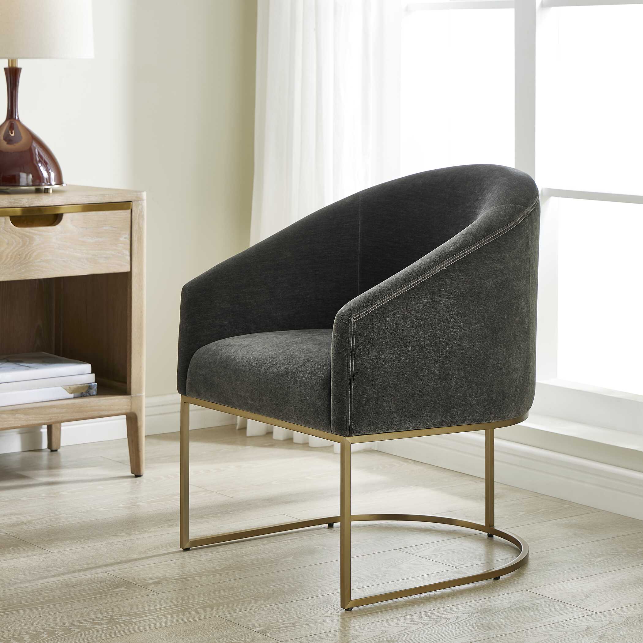 Hanni Charcoal Dining Chair - Set of 2 - Image 3
