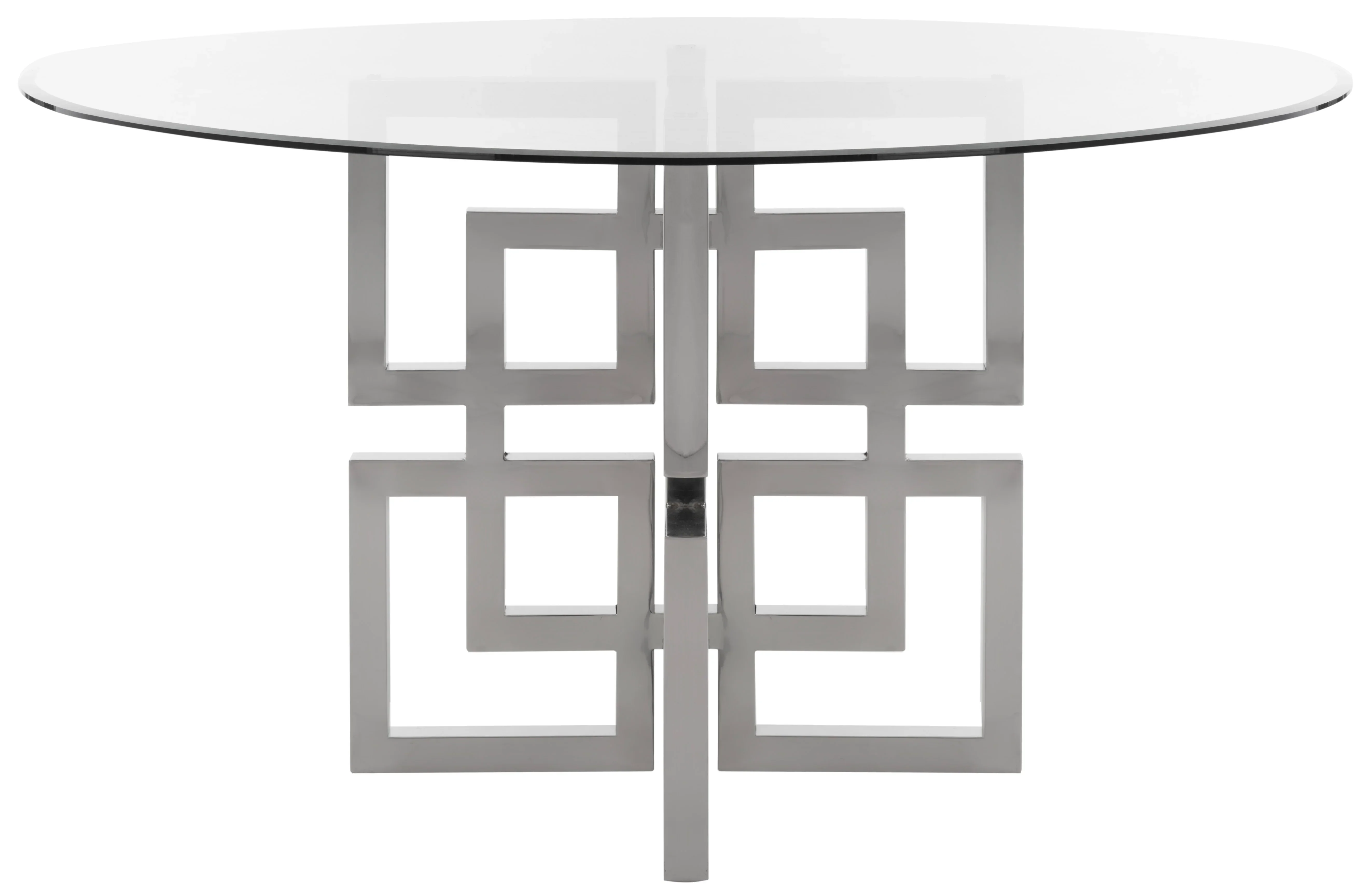 Harlan 54" Round Glass Top Dining Table - Image 3