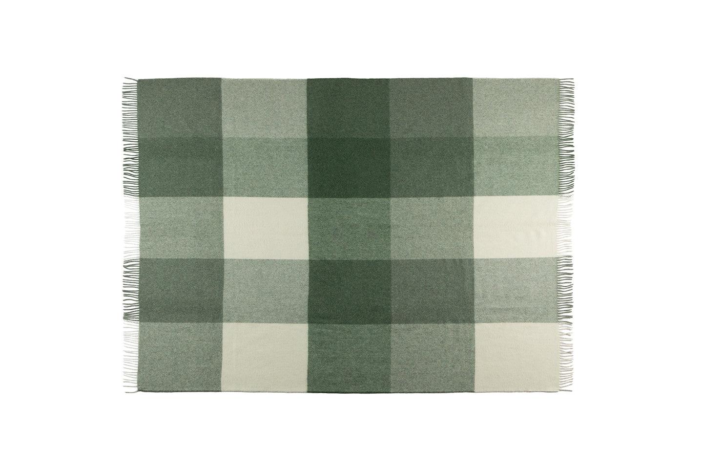 Hattavik Recycled Wool and Alpaca Plaid Throw - Image 3