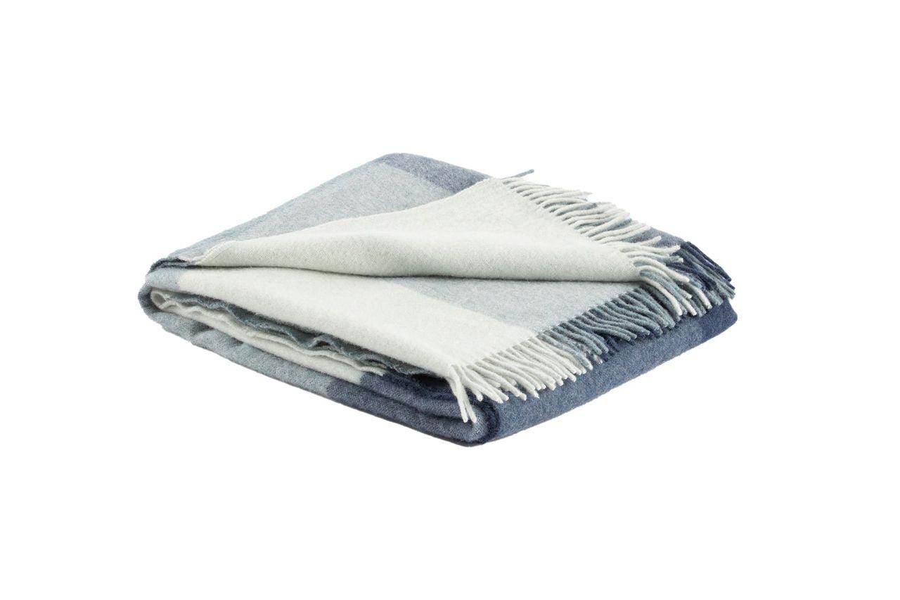 Hattavik Recycled Wool and Alpaca Plaid Throw - Image 4