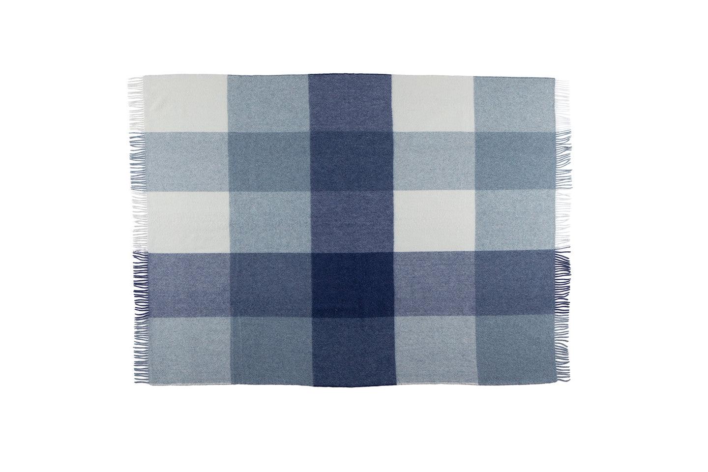 Hattavik Recycled Wool and Alpaca Plaid Throw - Image 5