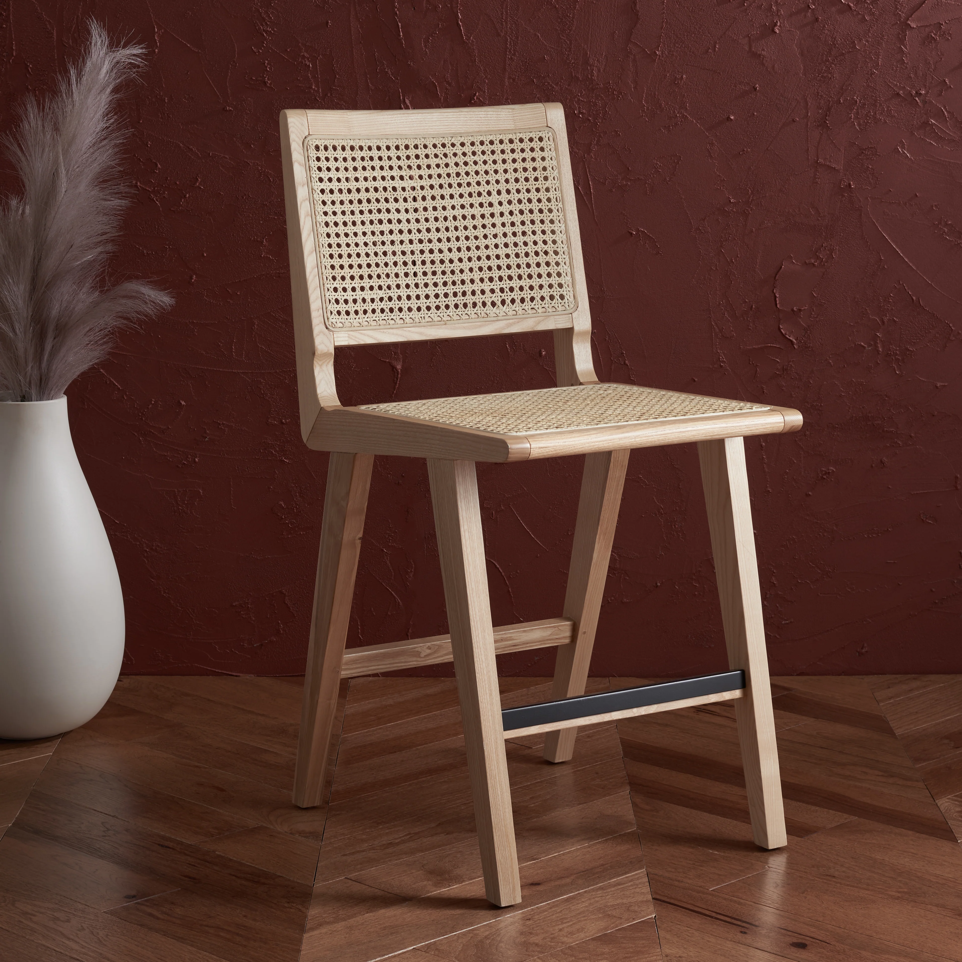 Hattie French Cane Counter Stool - Image 13