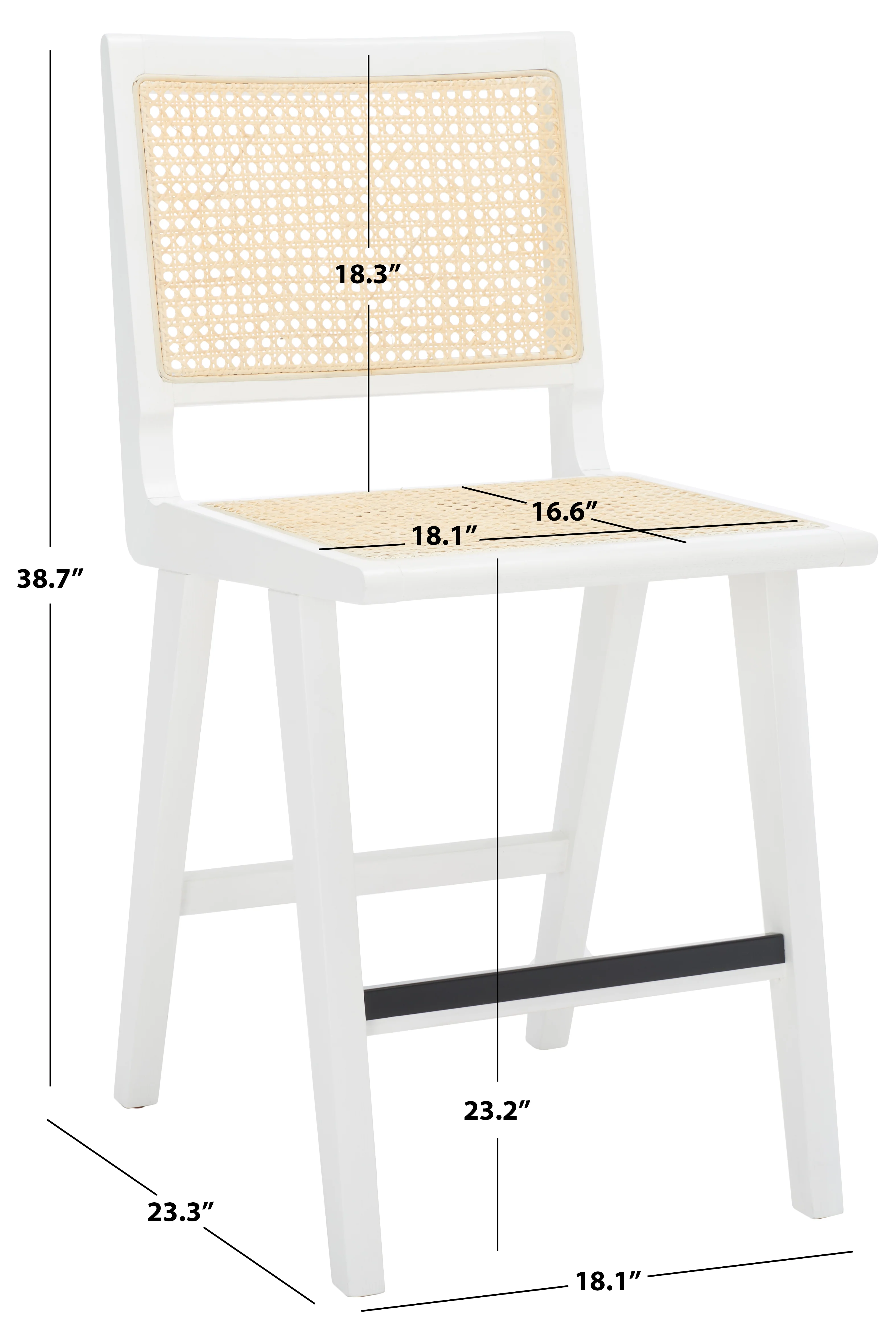Hattie French Cane Counter Stool - Image 29