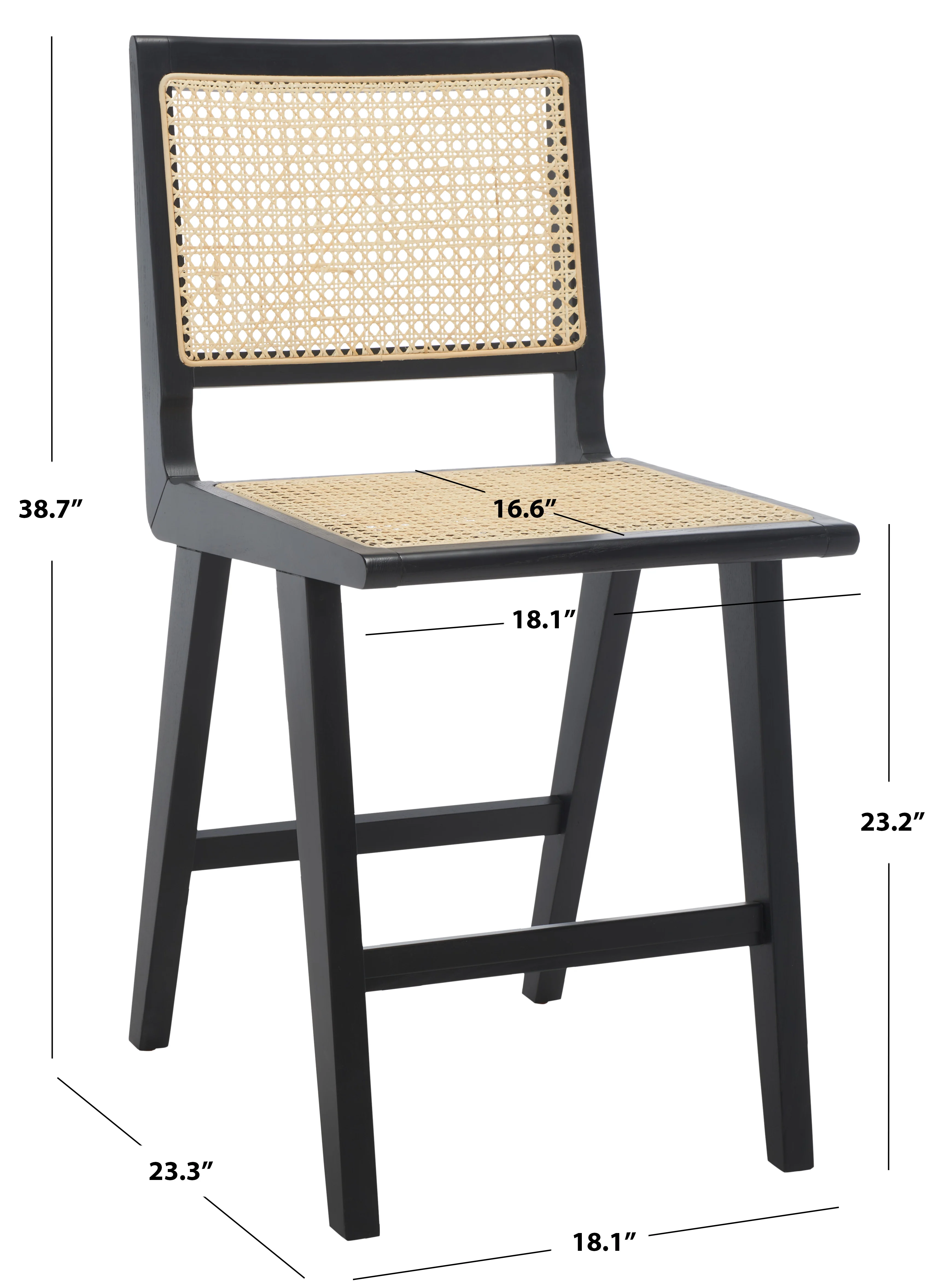 Hattie French Cane Counter Stool - Image 6