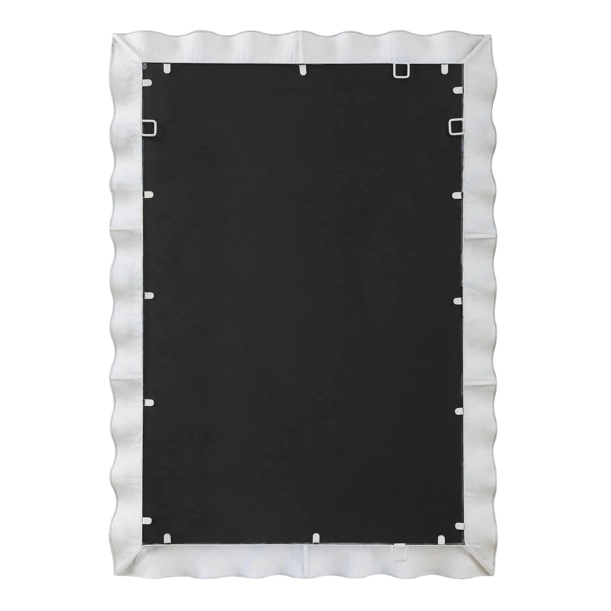 Haya White Scalloped Mirror - Image 6