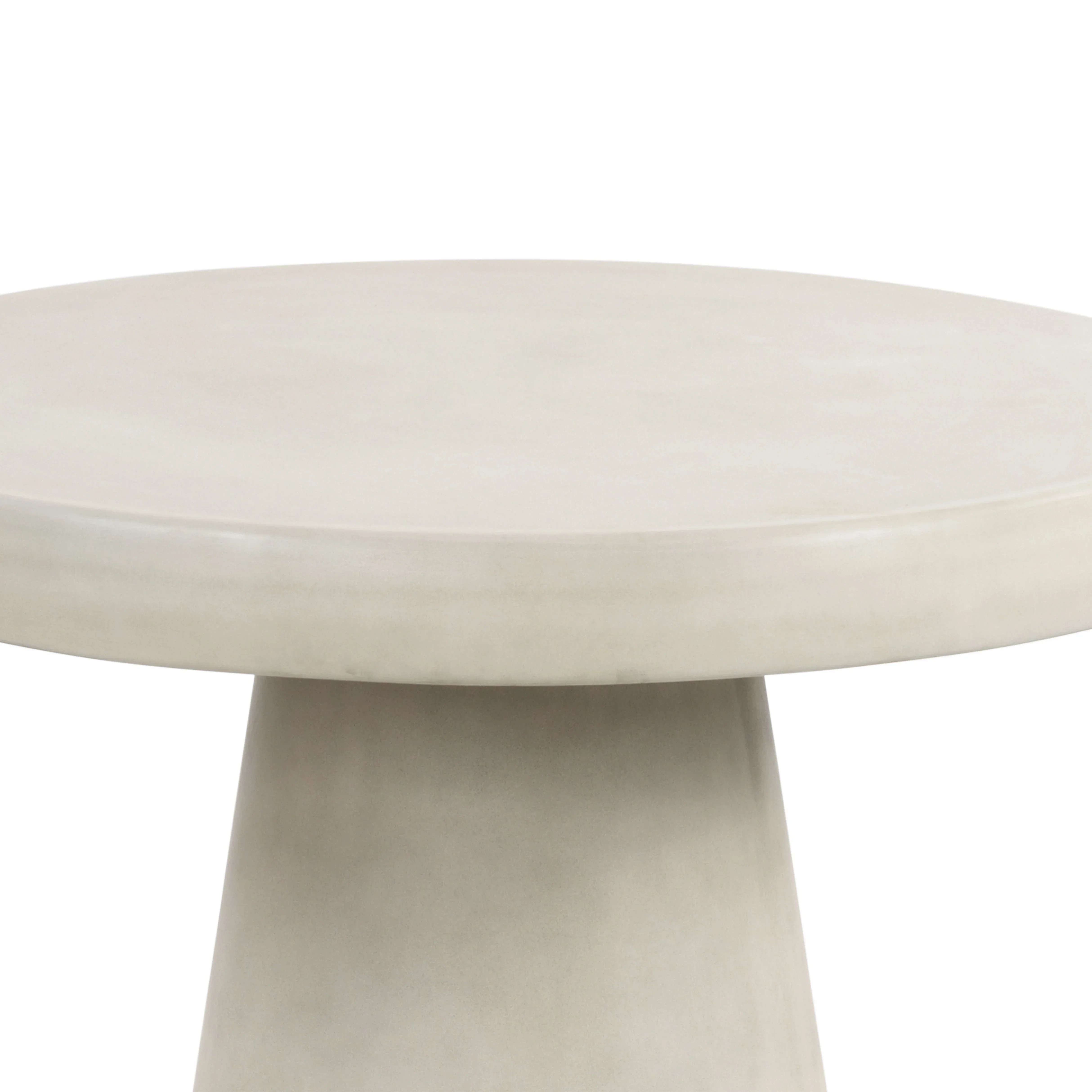 Hayleen Round Concrete Accent Table - Image 6