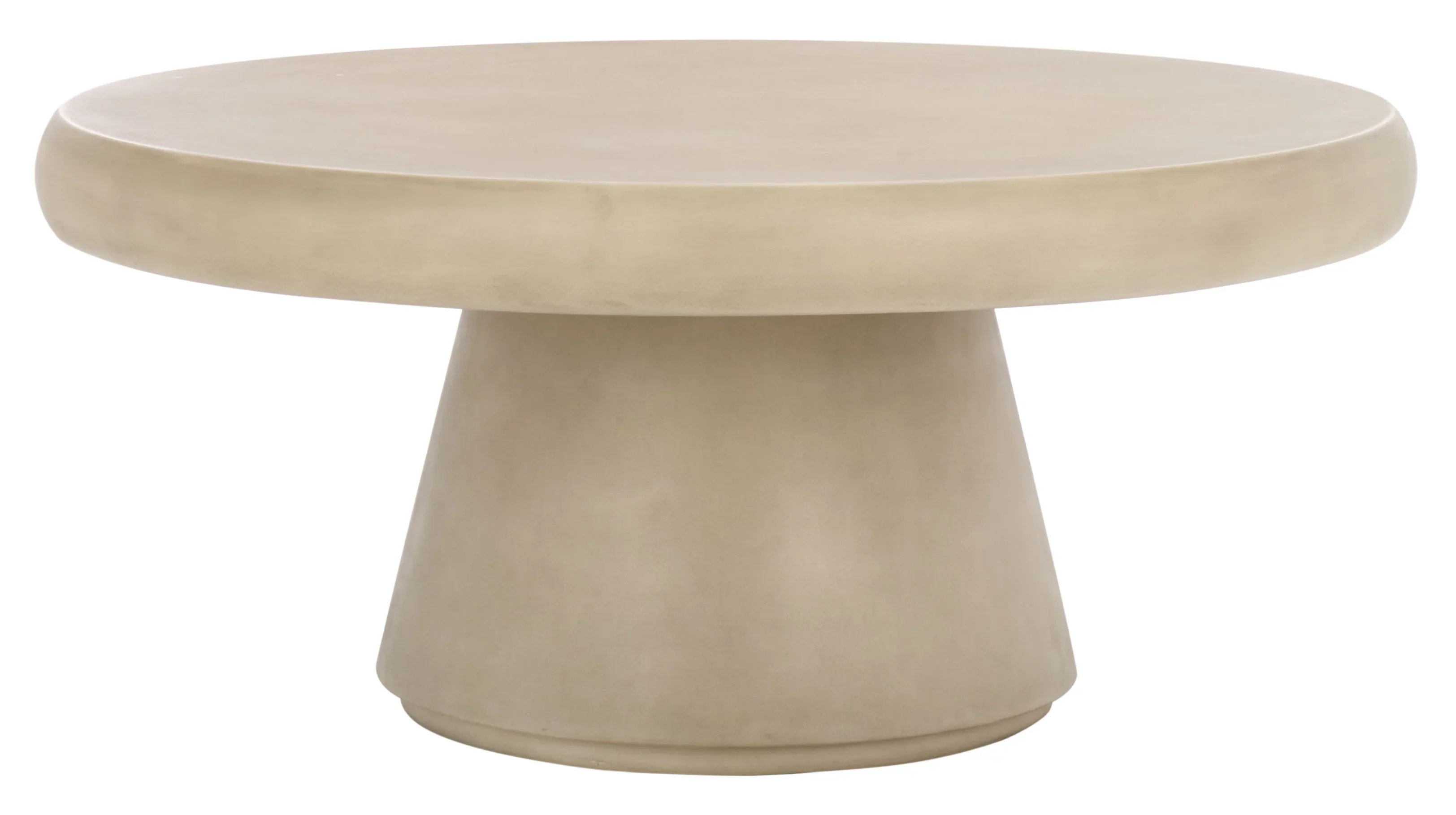 Hayleen Round Concrete Coffee Table