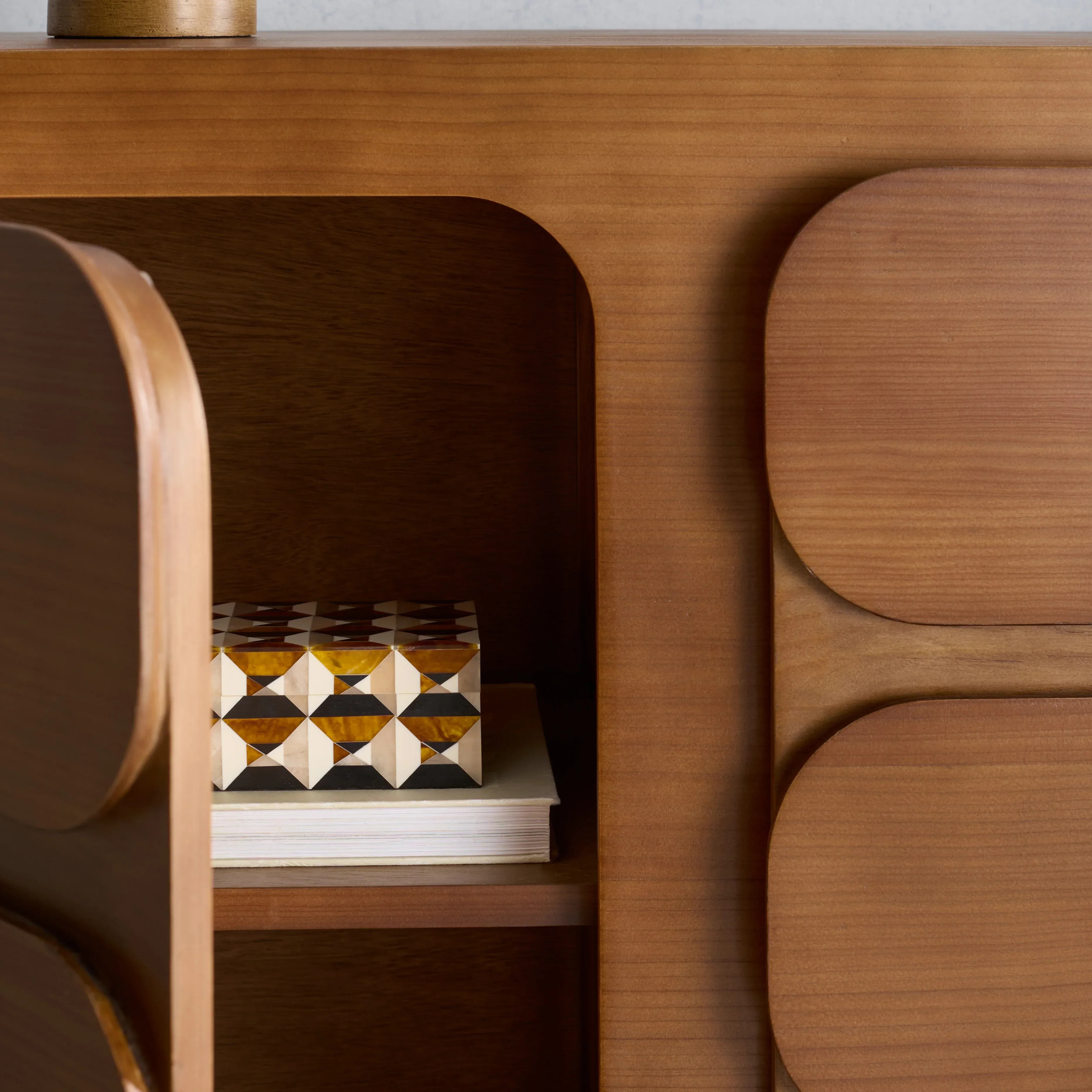 Herald 3 Shelf Wood Sideboard - Image 10