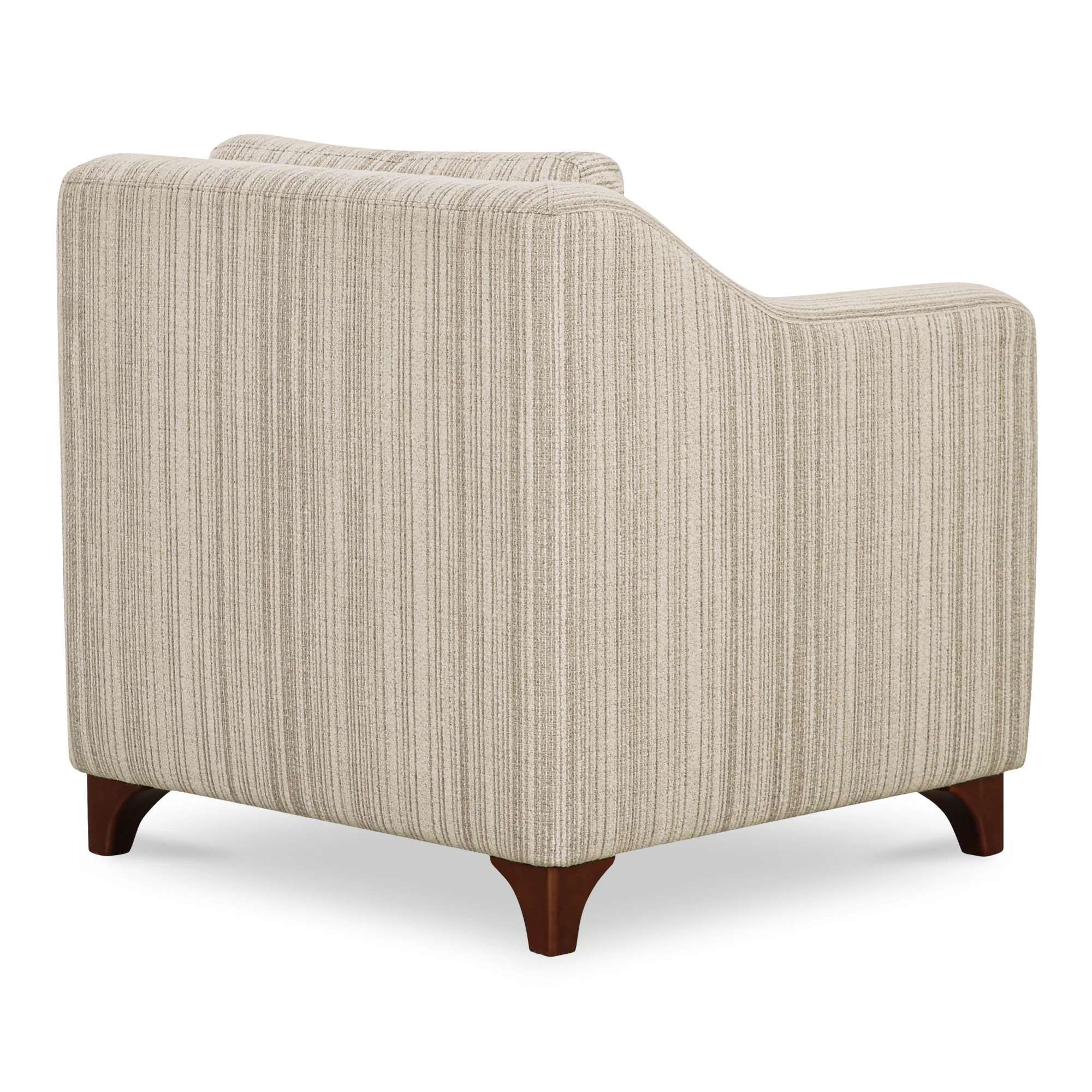 Hewitt Accent Chair Beige Stripe - Image 4